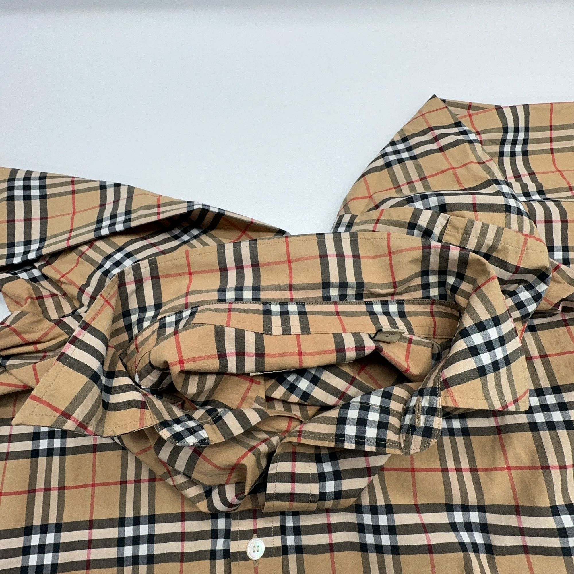 Burberry Burberry Check Button Up Shirt Size M Size US M / EU 48-50 / 2 - 5 Thumbnail