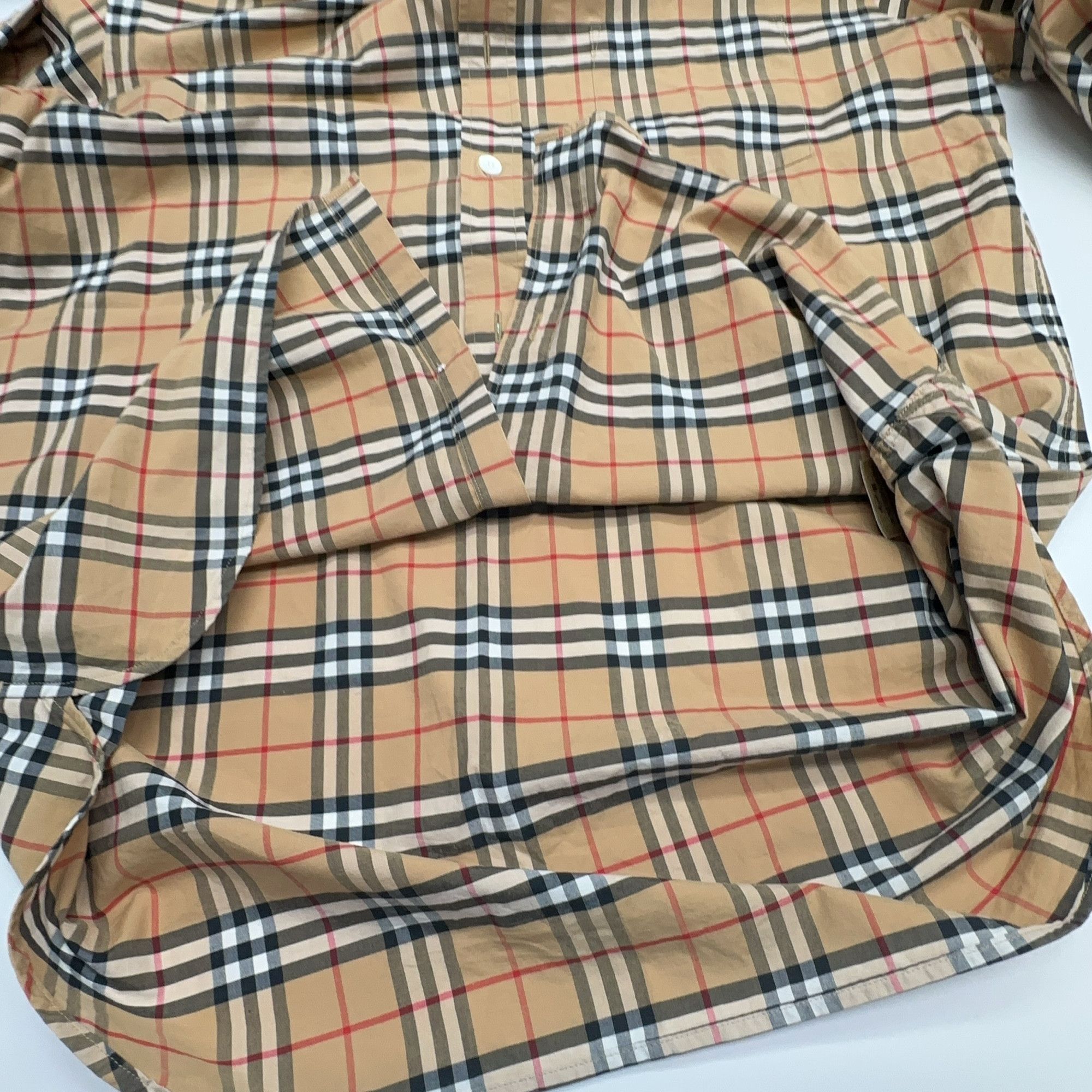 Burberry Burberry Check Button Up Shirt Size M Size US M / EU 48-50 / 2 - 7 Thumbnail