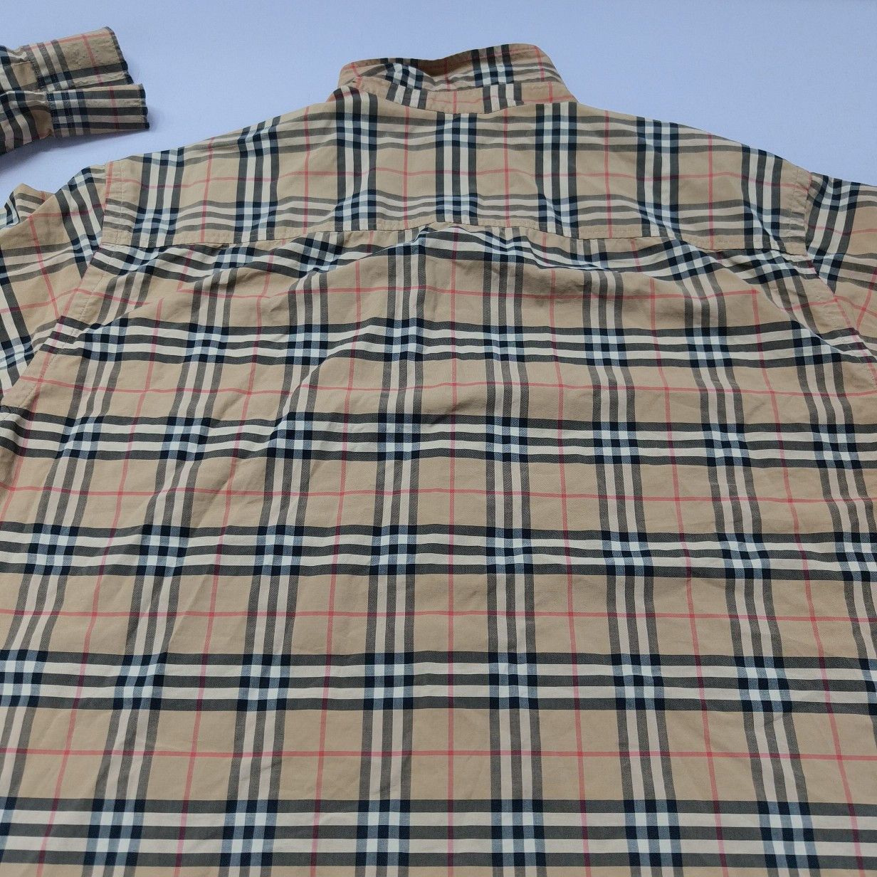 Burberry Burberry Check Button Up Shirt Size L Size US L / EU 52-54 / 3 - 15 Thumbnail