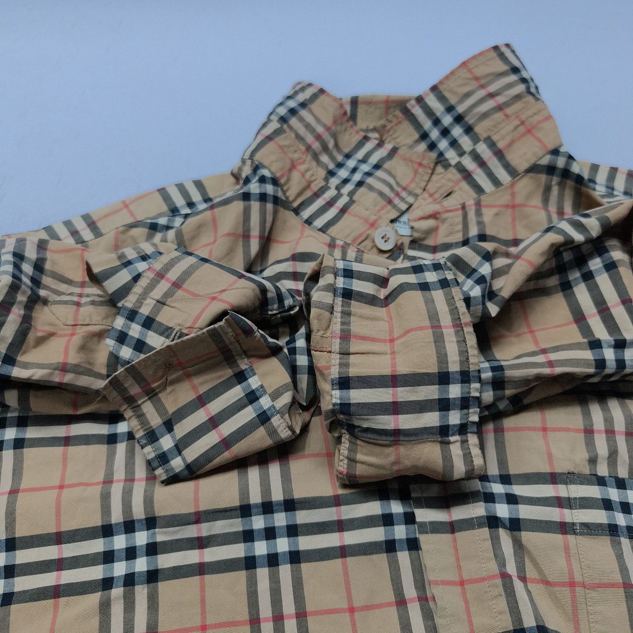 Burberry Burberry Check Button Up Shirt Size L Size US L / EU 52-54 / 3 - 7 Thumbnail
