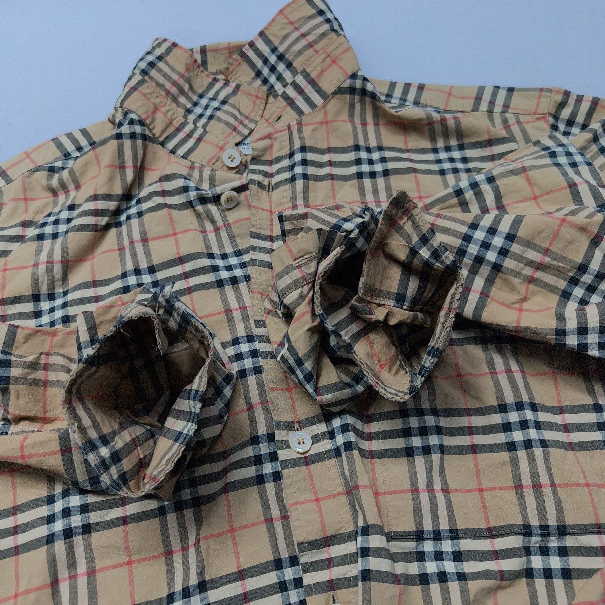 Burberry Burberry Check Button Up Shirt Size L Size US L / EU 52-54 / 3 - 8 Thumbnail