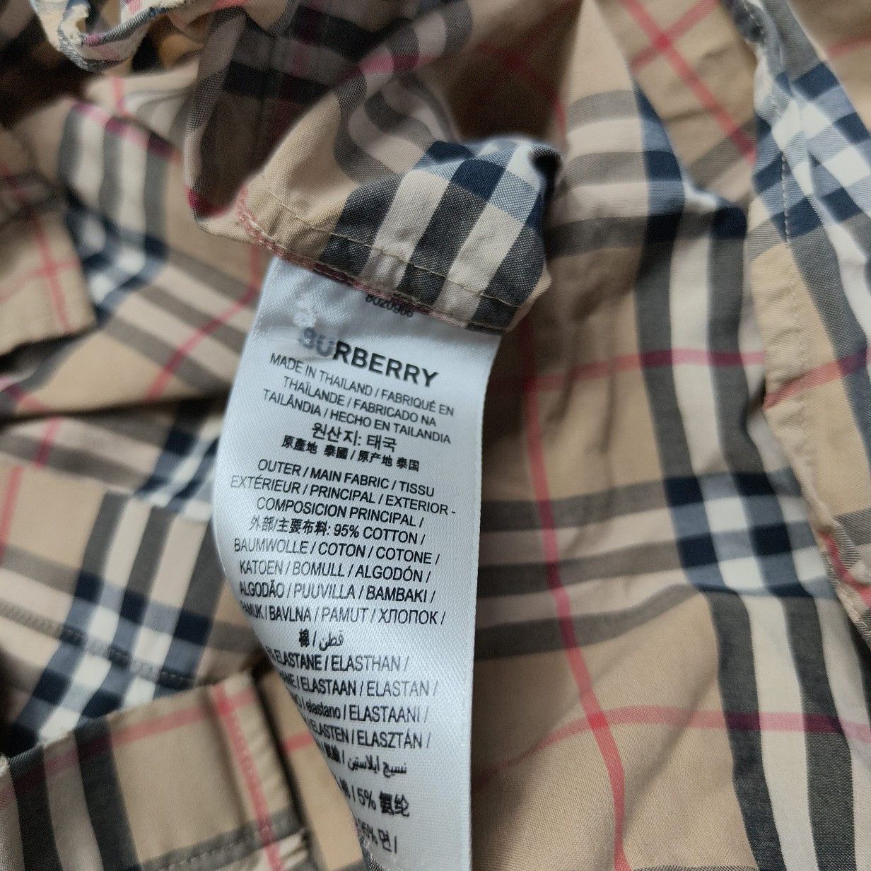 Burberry Burberry Check Button Up Shirt Size L Size US L / EU 52-54 / 3 - 4 Thumbnail