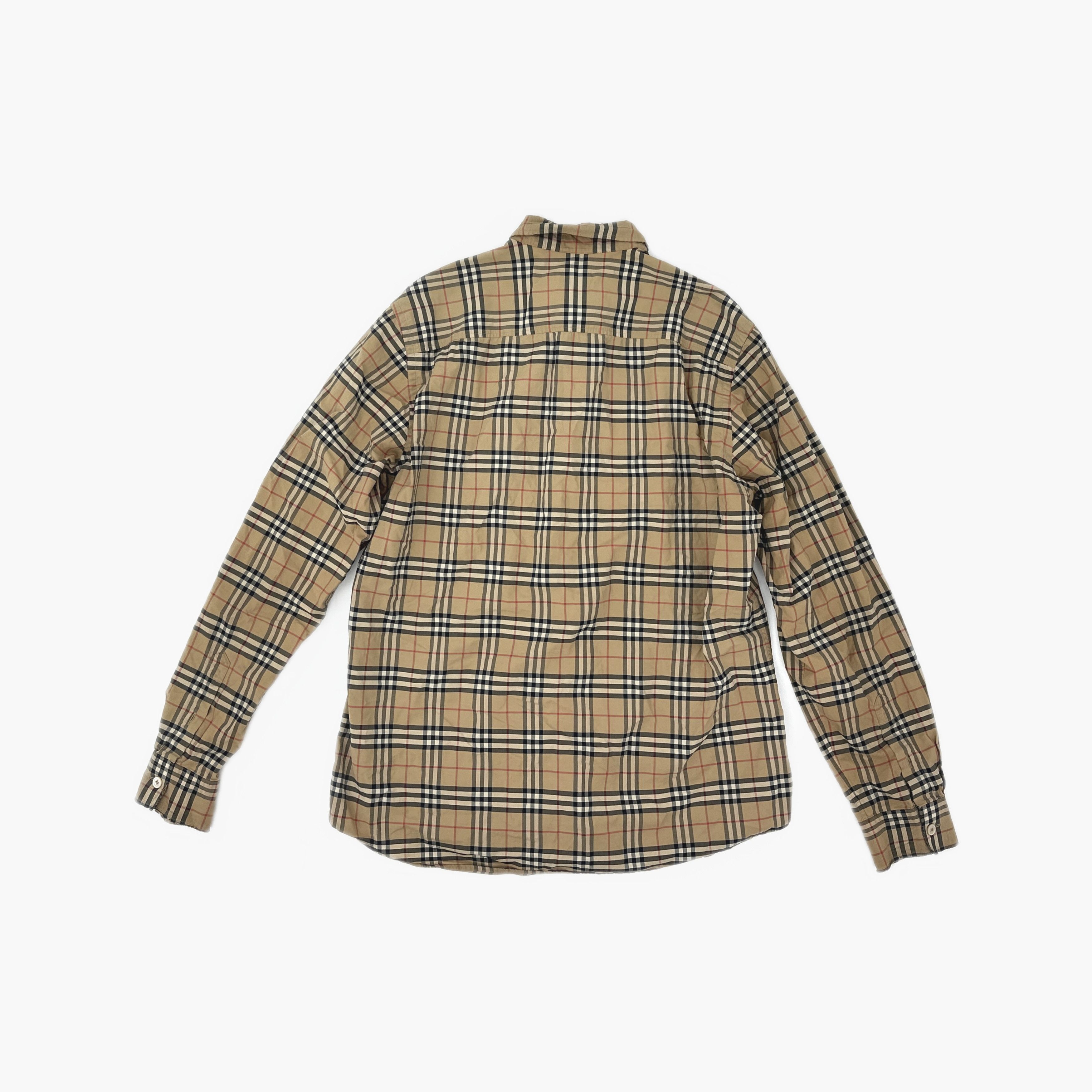 Burberry Burberry Check Button Up Shirt Size L Size US L / EU 52-54 / 3 - 2 Thumbnail