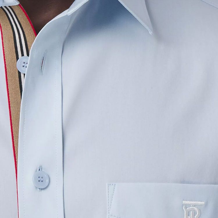 Burberry Burberry Logo Patch Button Up Shirt Size XXL Size US XXL / EU 58 / 5 - 17 Thumbnail