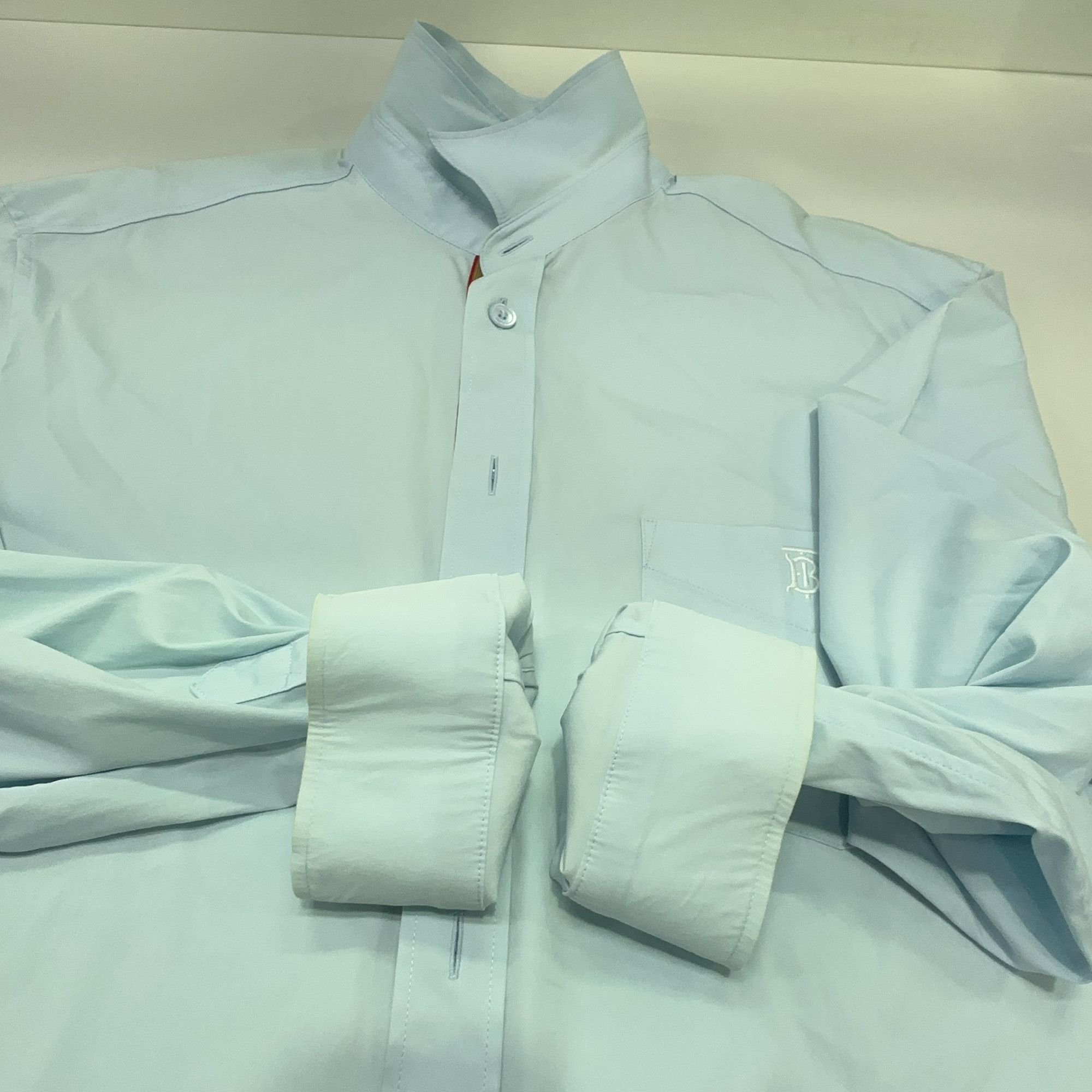 Burberry Burberry Logo Patch Button Up Shirt Size XXL Size US XXL / EU 58 / 5 - 10 Thumbnail
