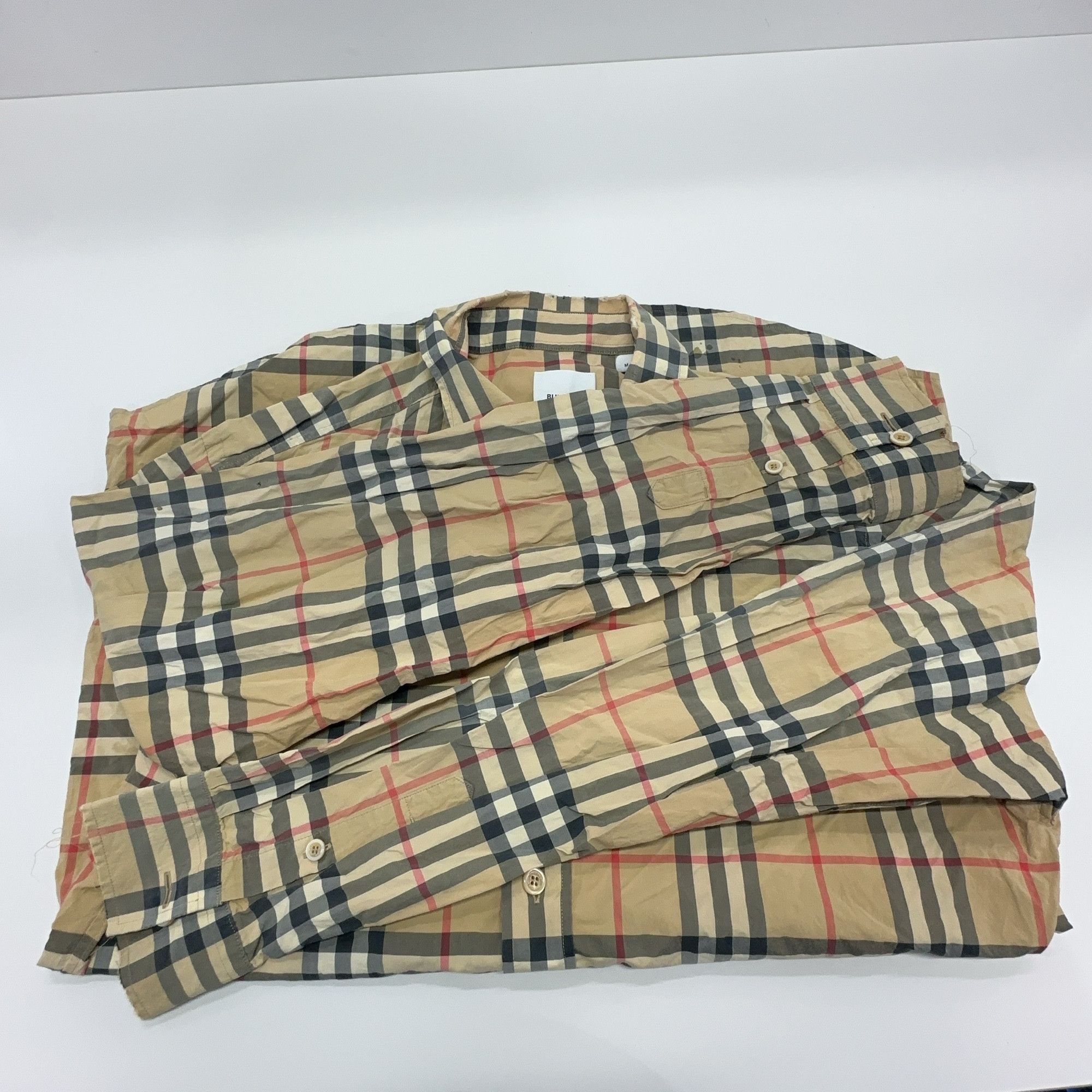 Burberry Burberry Classic Check Button Up Shirt Size M Size US M / EU 48-50 / 2 - 14 Thumbnail