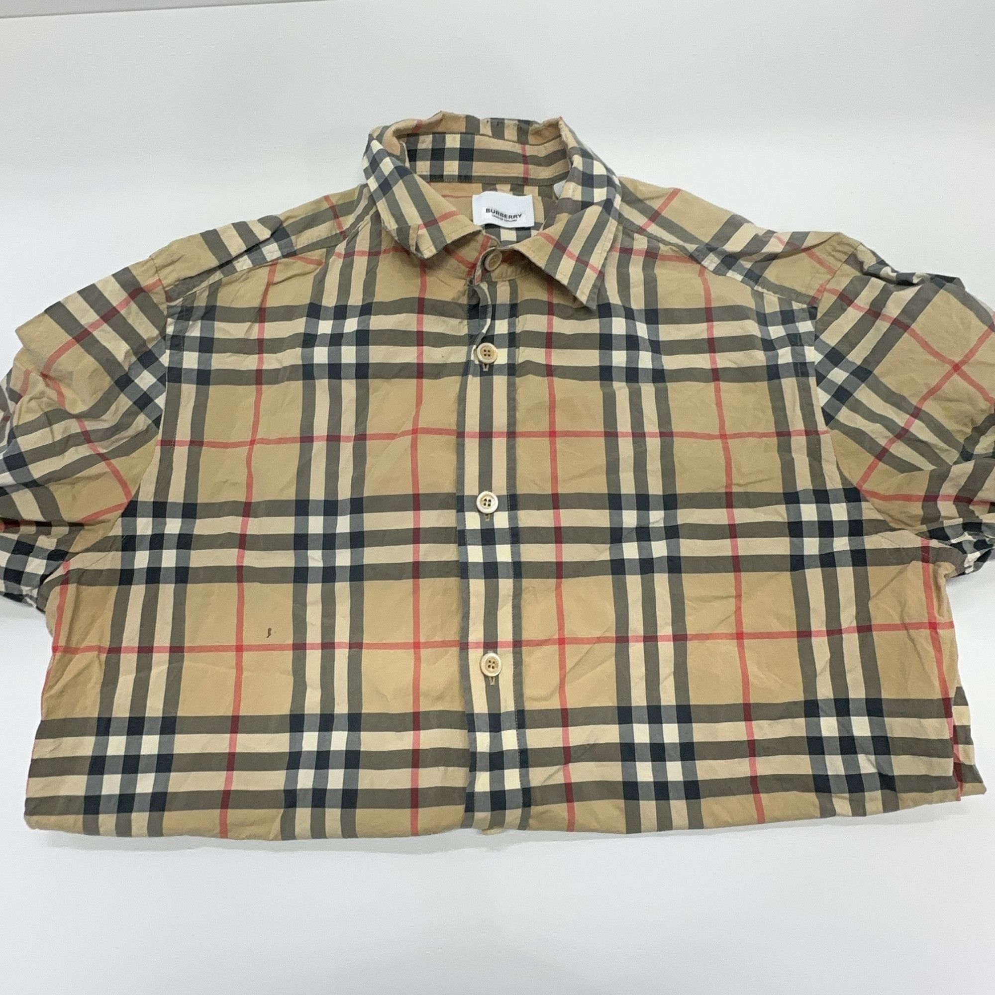 Burberry Burberry Classic Check Button Up Shirt Size M Size US M / EU 48-50 / 2 - 6 Thumbnail