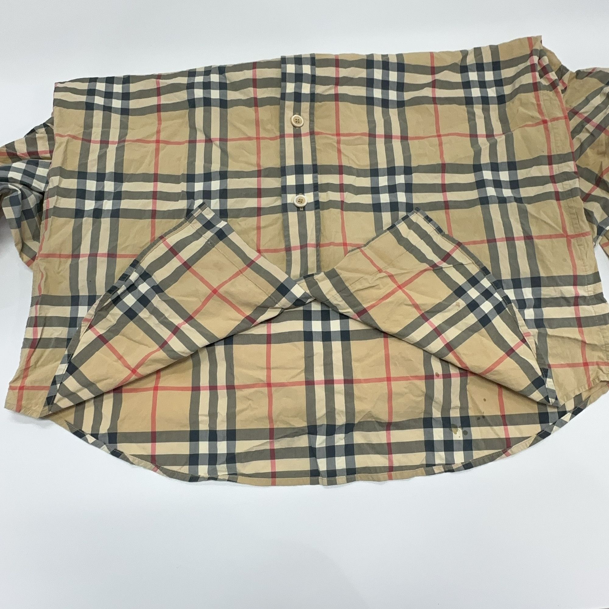 Burberry Burberry Classic Check Button Up Shirt Size M Size US M / EU 48-50 / 2 - 8 Thumbnail