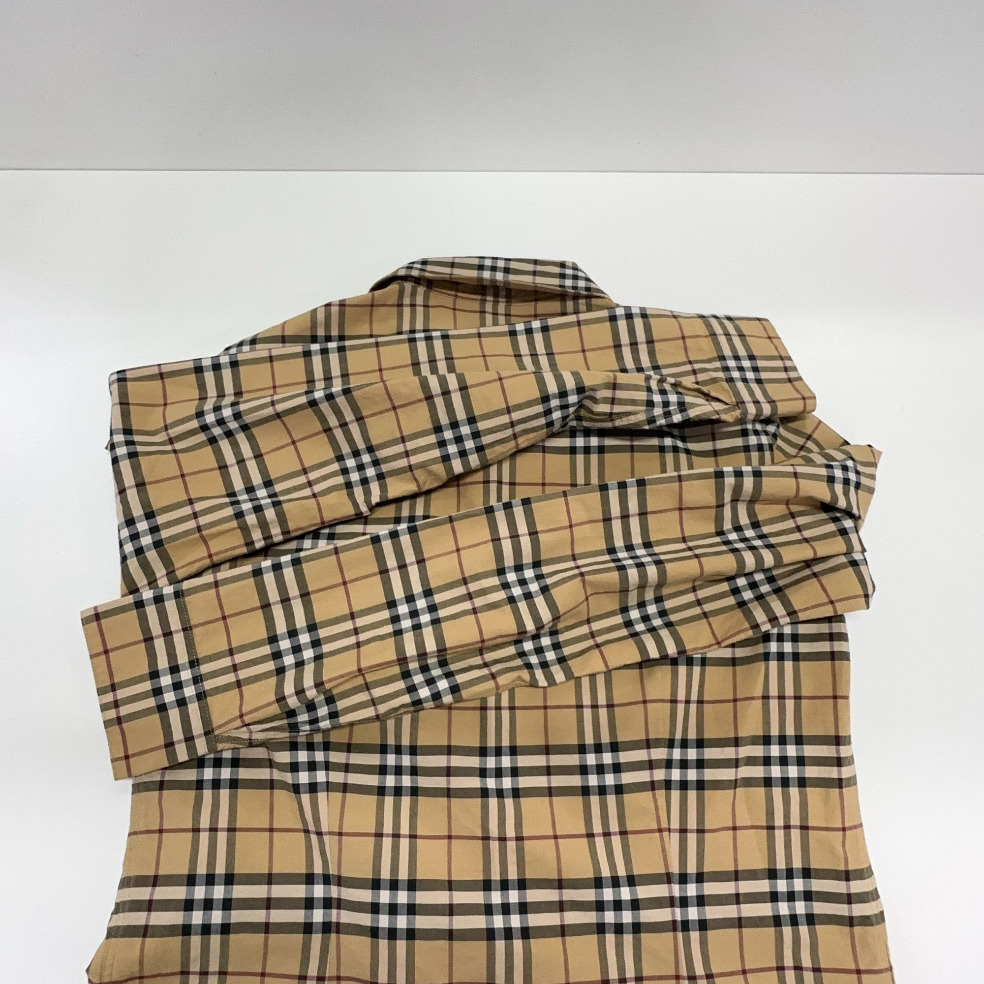 Burberry Burberry Check Long Sleeve Button Up Shirt Size XXS Size US XXS / EU 40 - 6 Thumbnail