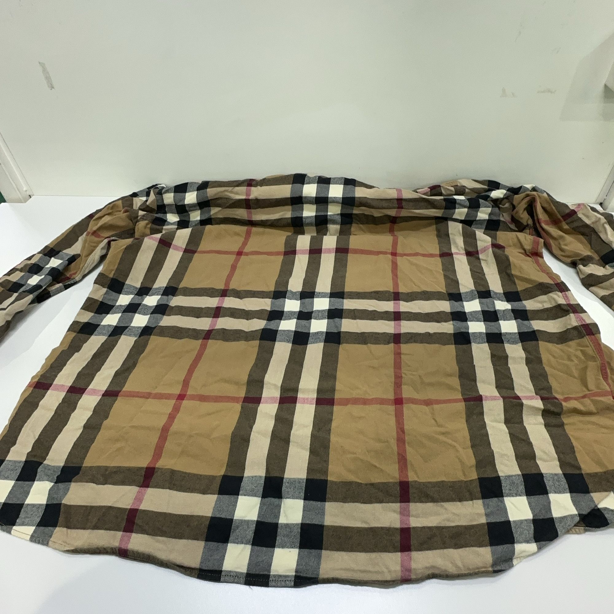 Burberry Burberry Check Flannel Button Up Shirt Size XL Size US XL / EU 56 / 4 - 13 Thumbnail