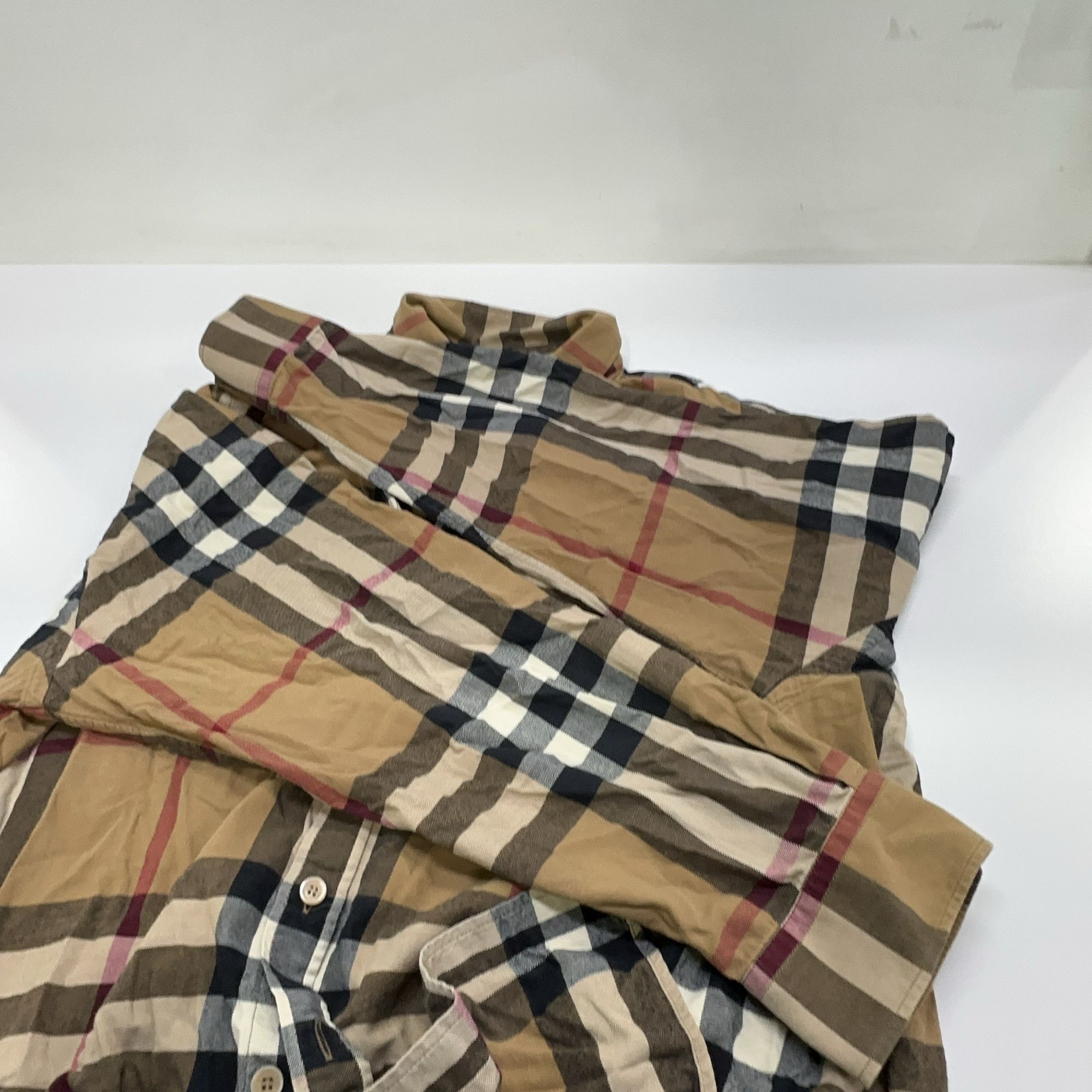 Burberry Burberry Check Flannel Button Up Shirt Size XL Size US XL / EU 56 / 4 - 11 Thumbnail