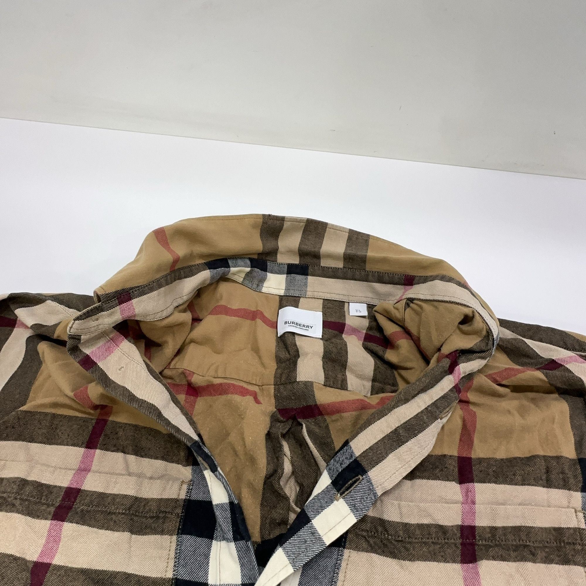 Burberry Burberry Check Flannel Button Up Shirt Size XL Size US XL / EU 56 / 4 - 5 Thumbnail
