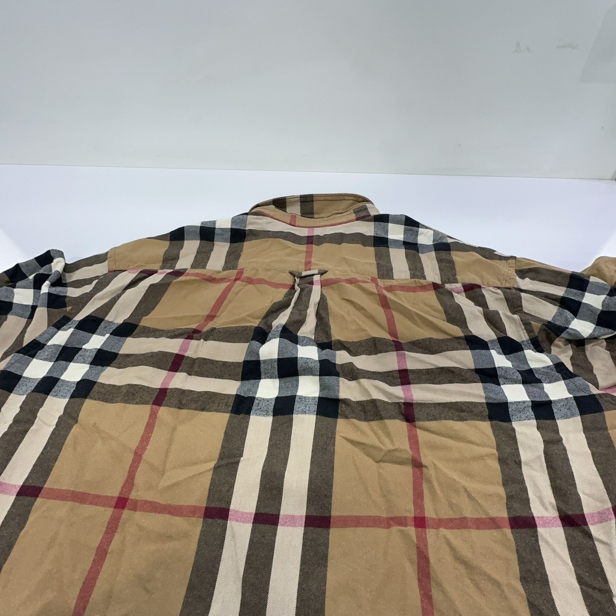 Burberry Burberry Check Flannel Button Up Shirt Size XL Size US XL / EU 56 / 4 - 12 Thumbnail