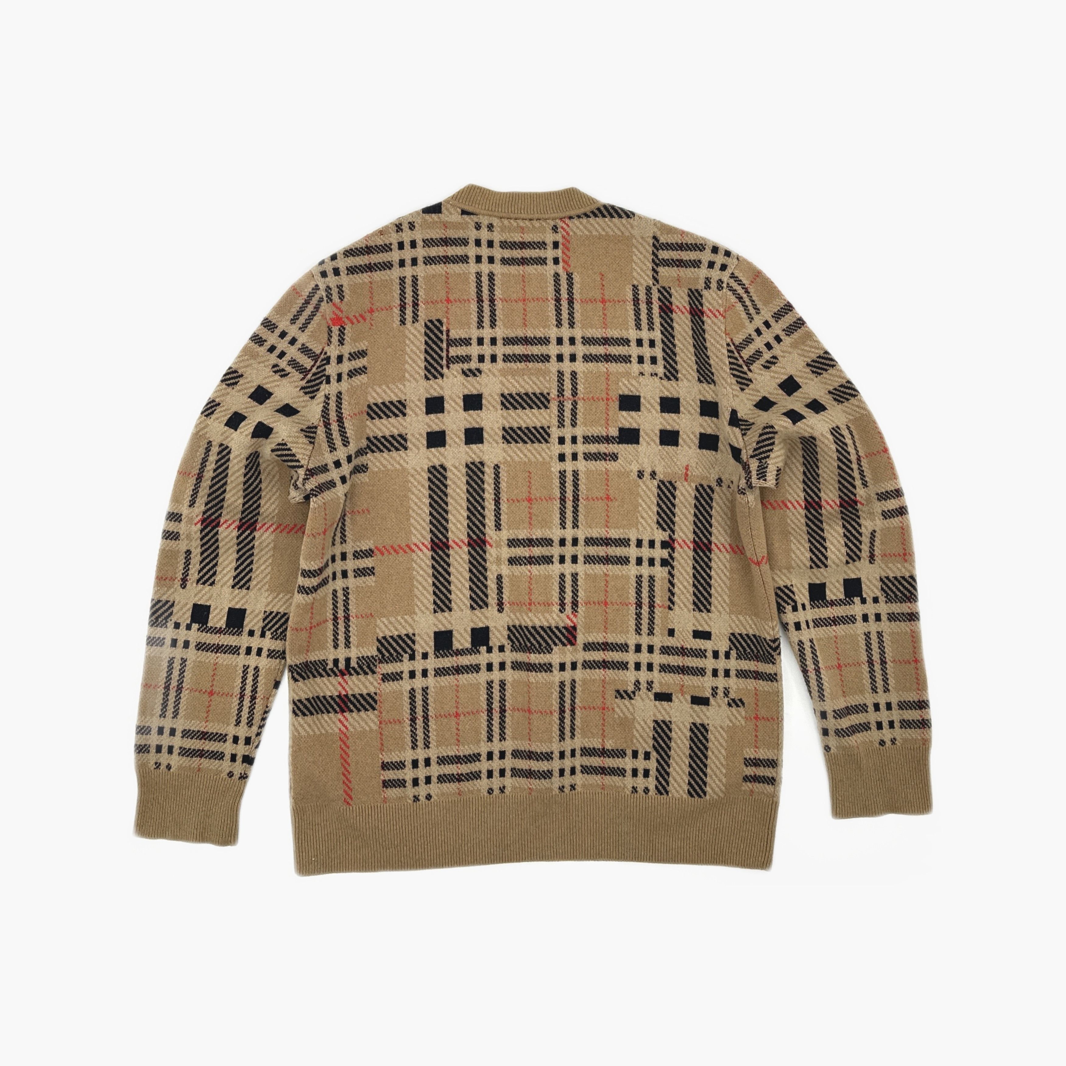 Burberry Burberry Check Sweater Size L Size US L / EU 52-54 / 3 - 2 Thumbnail