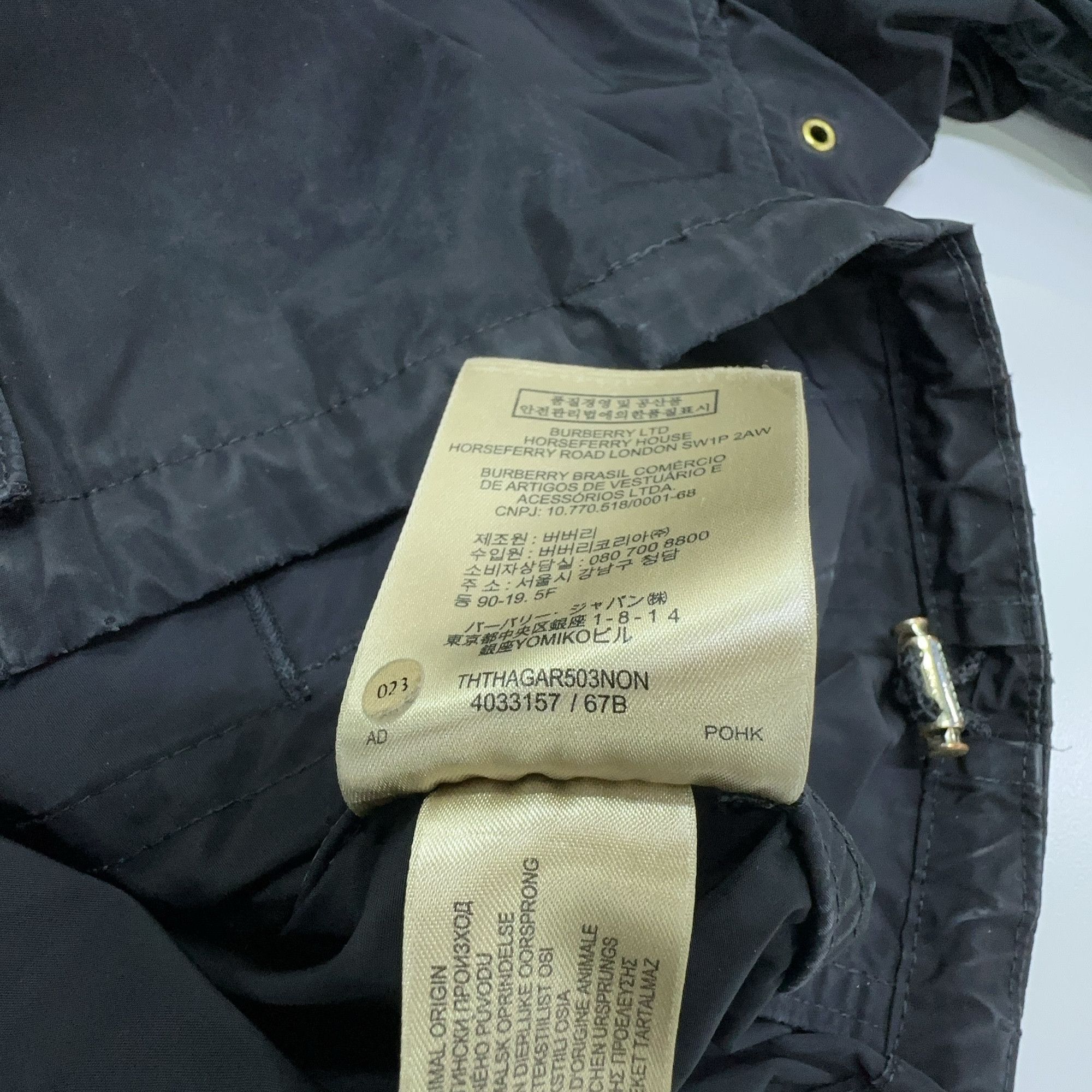 Burberry Burberry Hooded Light Jacket Size M Size US M / EU 48-50 / 2 - 8 Thumbnail
