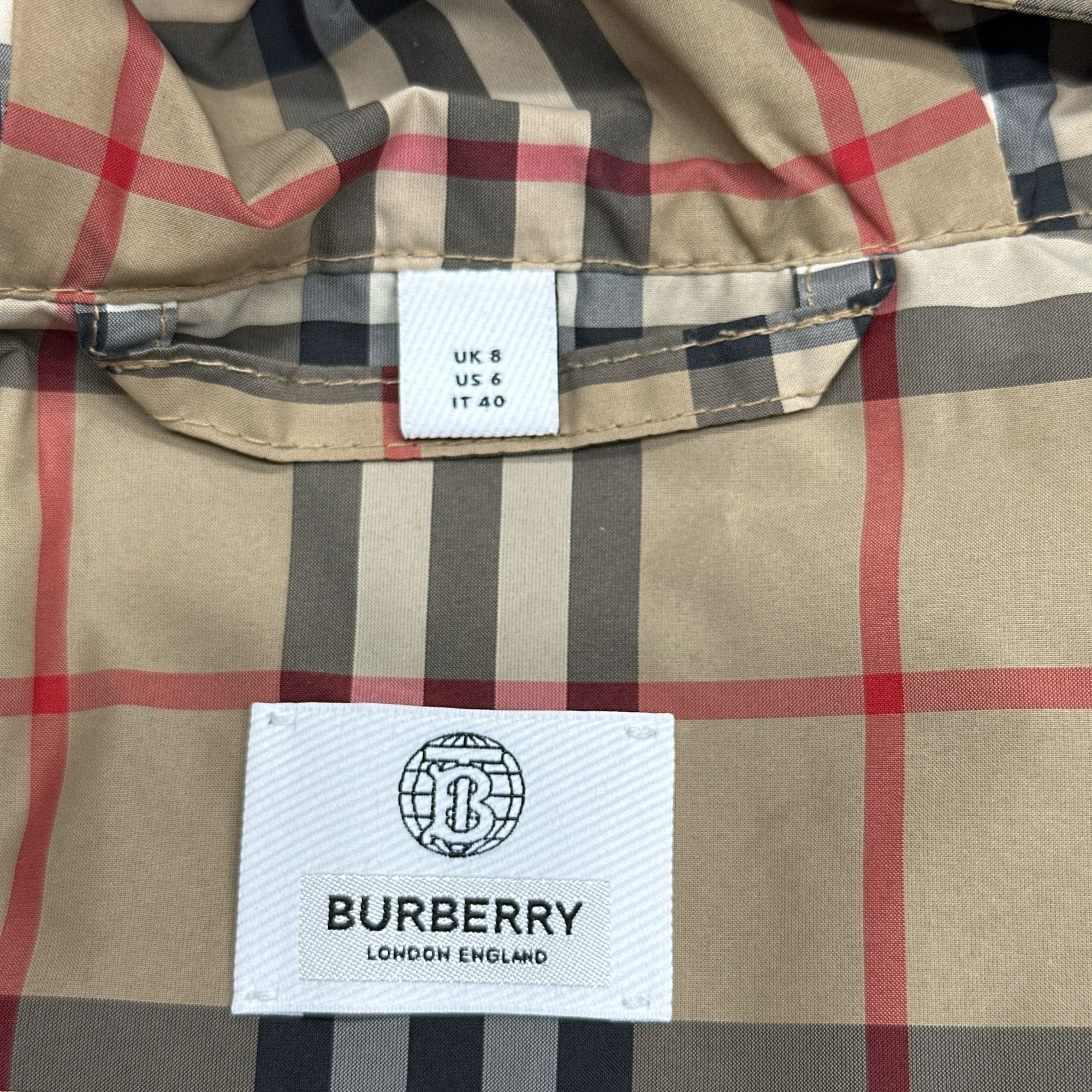 Burberry Burberry Vintage Check Hooded Jacket Size 40 Size S / US 4 / IT 40 - 4 Thumbnail