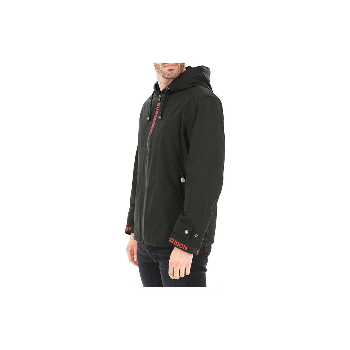 Burberry Burberry Logo Hooded Zip Jacket Size S Size US S / EU 44-46 / 1 - 16 Thumbnail