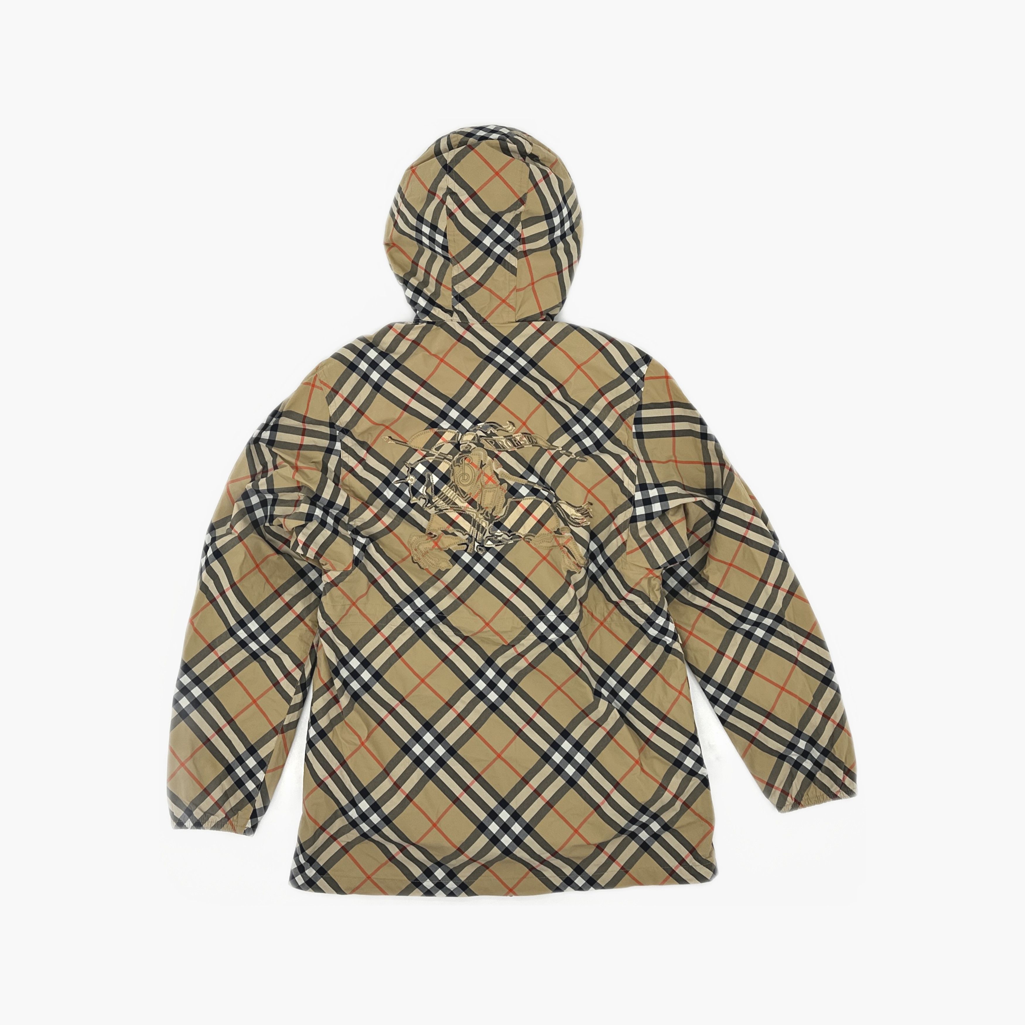 Burberry Burberry Check Hooded Jacket Size XXS Size XXS / US 00 / IT 34 - 2 Thumbnail