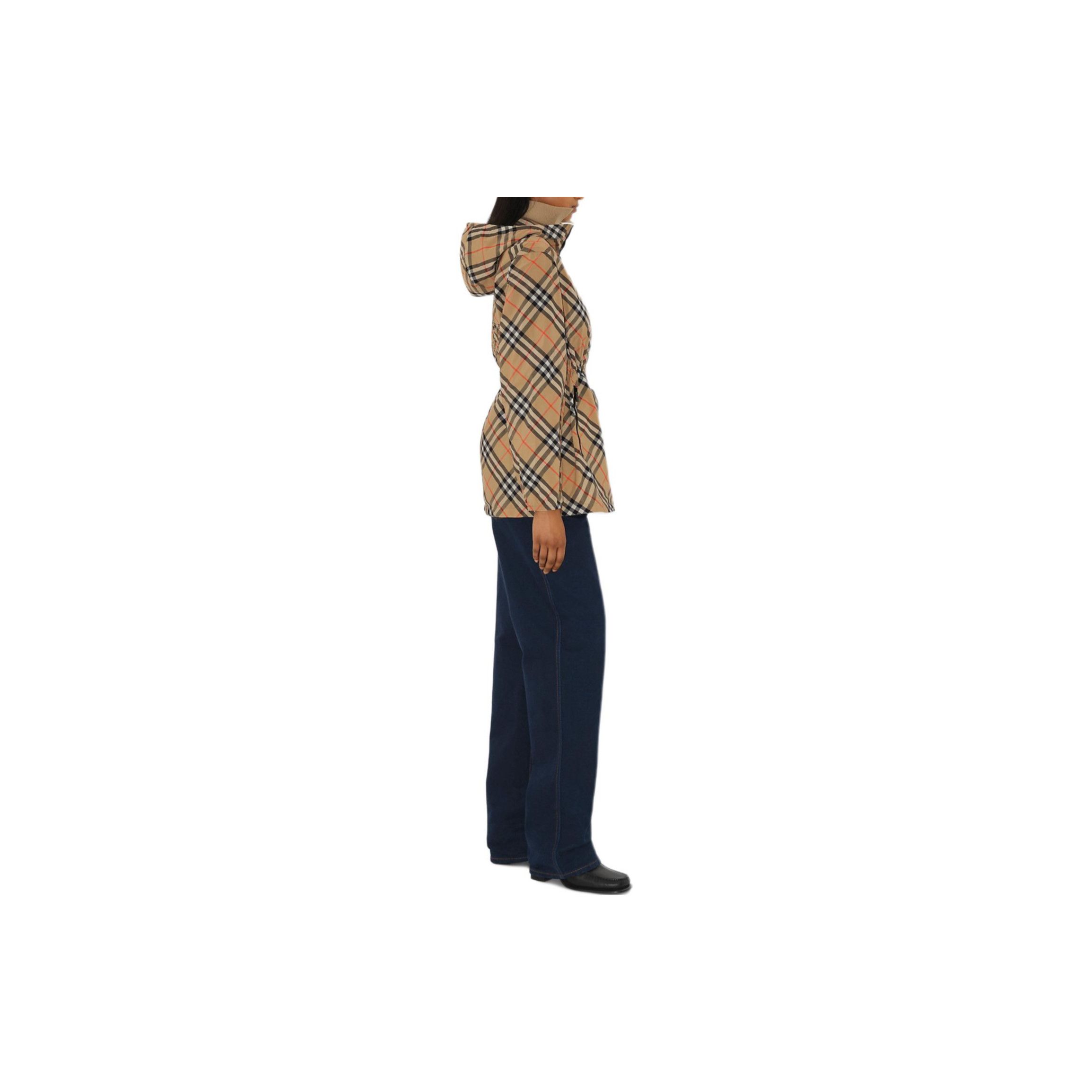 Burberry Burberry Check Hooded Jacket Size XXS Size XXS / US 00 / IT 34 - 18 Thumbnail