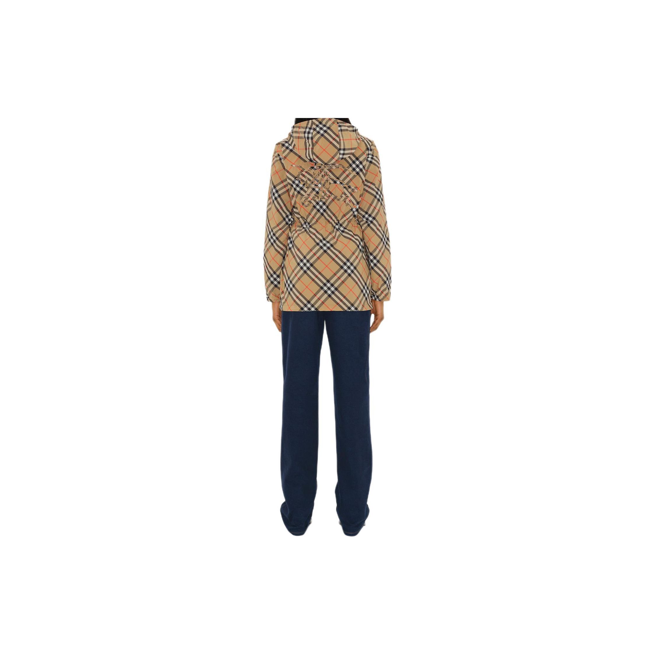 Burberry Burberry Check Hooded Jacket Size XXS Size XXS / US 00 / IT 34 - 17 Thumbnail