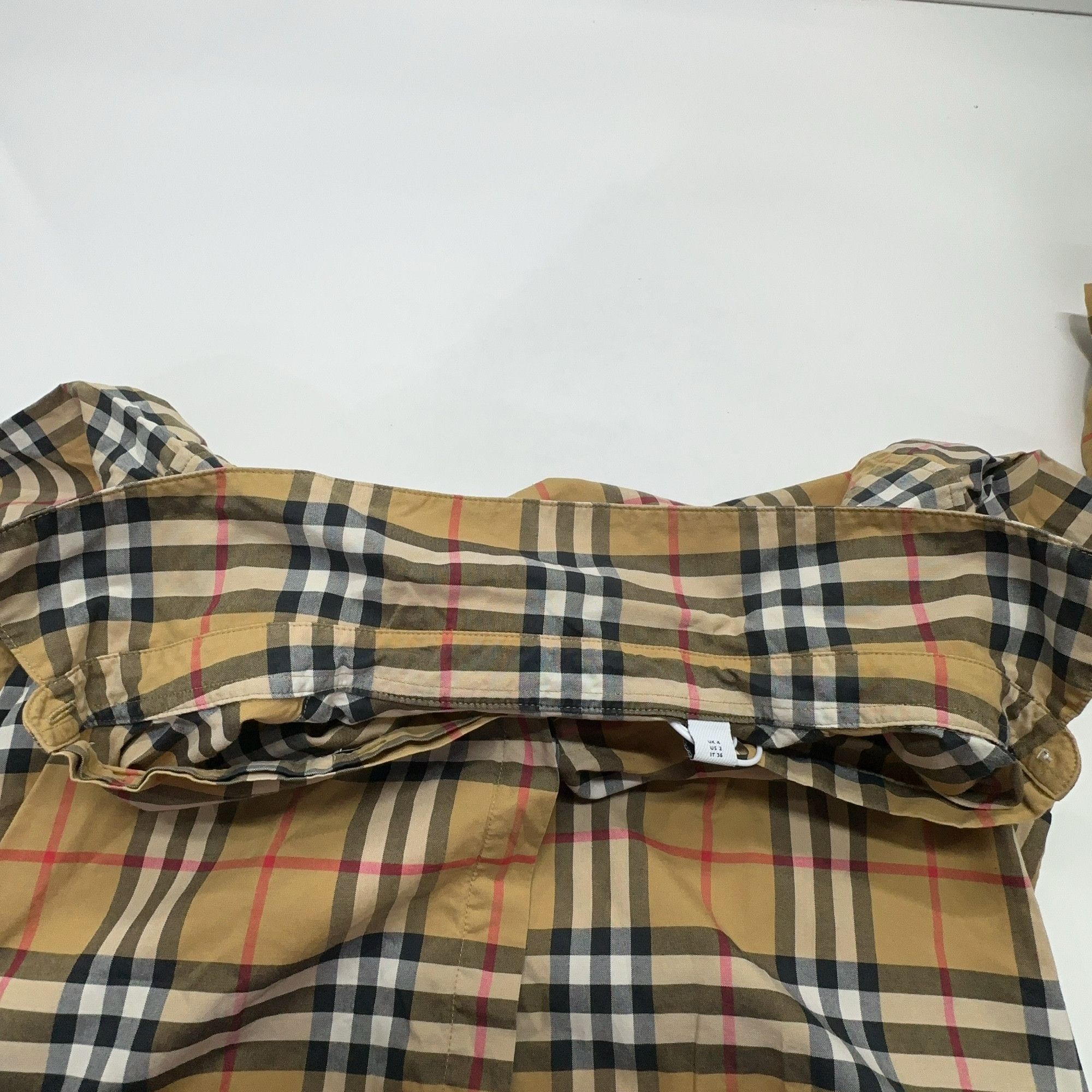 Burberry Burberry Classic Check Cotton Button Up Shirt UK 4 Size XS / US 0-2 / IT 36-38 - 6 Thumbnail