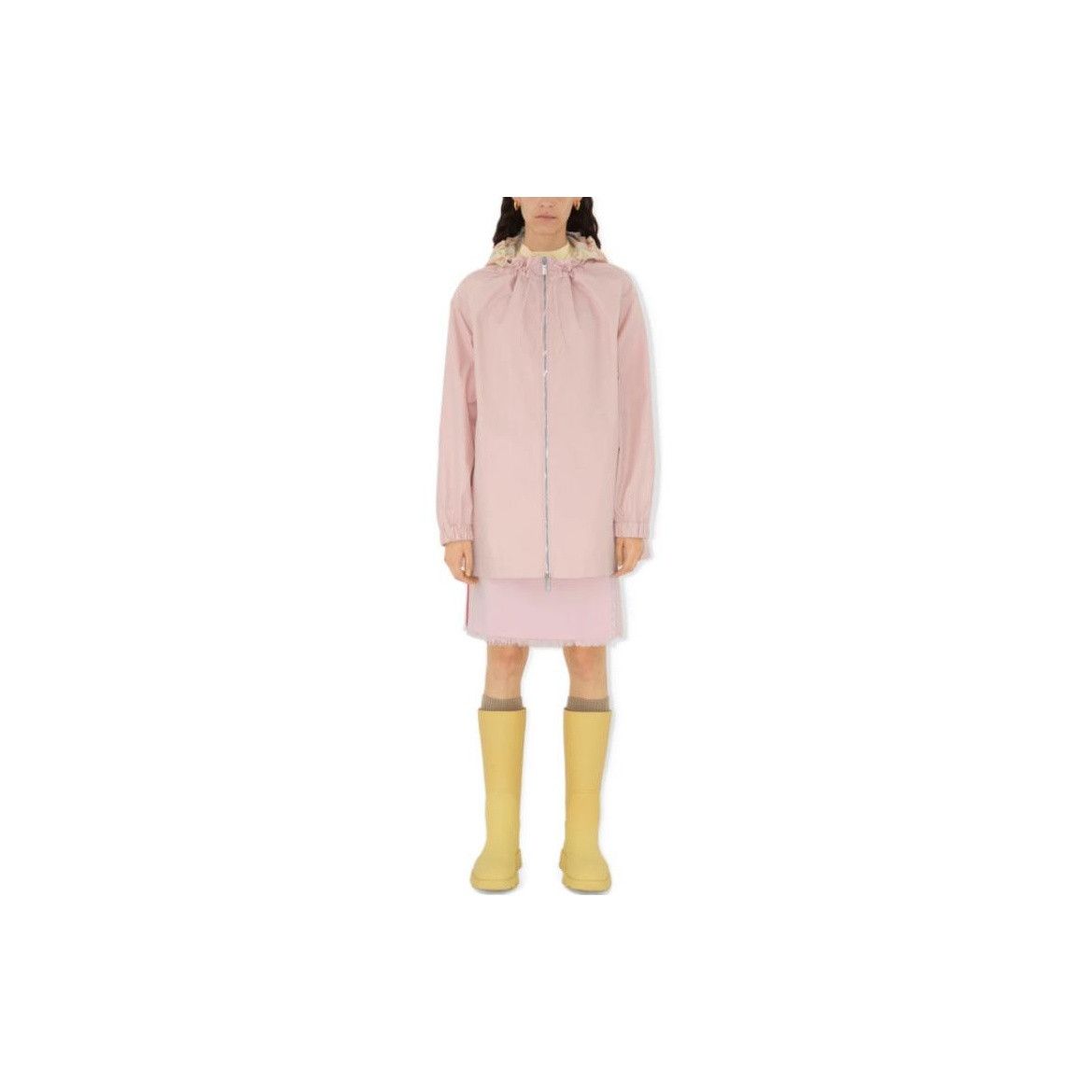 Burberry Burberry Pink Plaid Hood Cotton Jacket Size M Size M / US 6-8 / IT 42-44 - 13 Thumbnail