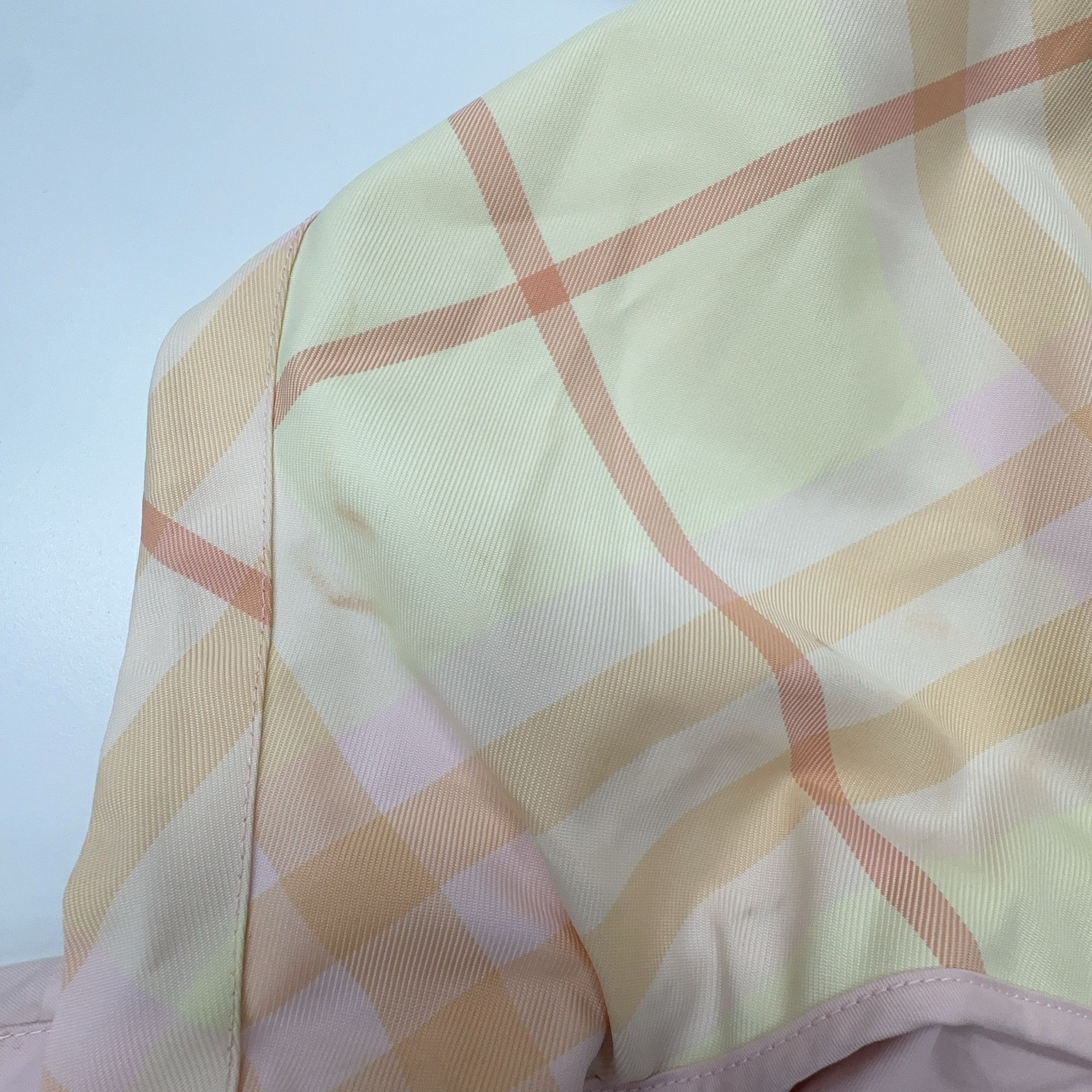 Burberry Burberry Pink Plaid Hood Cotton Jacket Size M Size M / US 6-8 / IT 42-44 - 7 Thumbnail