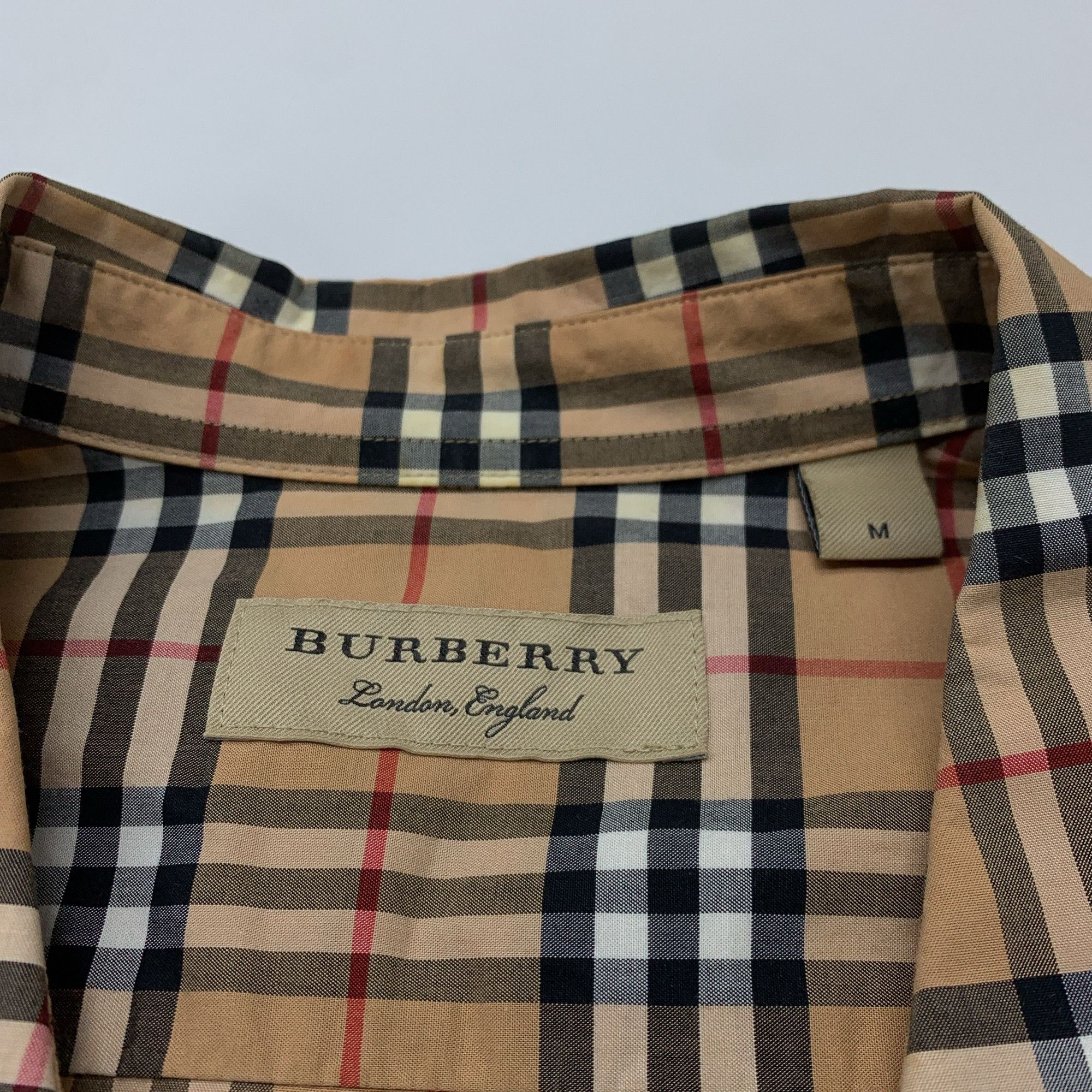 Burberry Burberry Check Button Up Shirt Size M Size US M / EU 48-50 / 2 - 3 Thumbnail