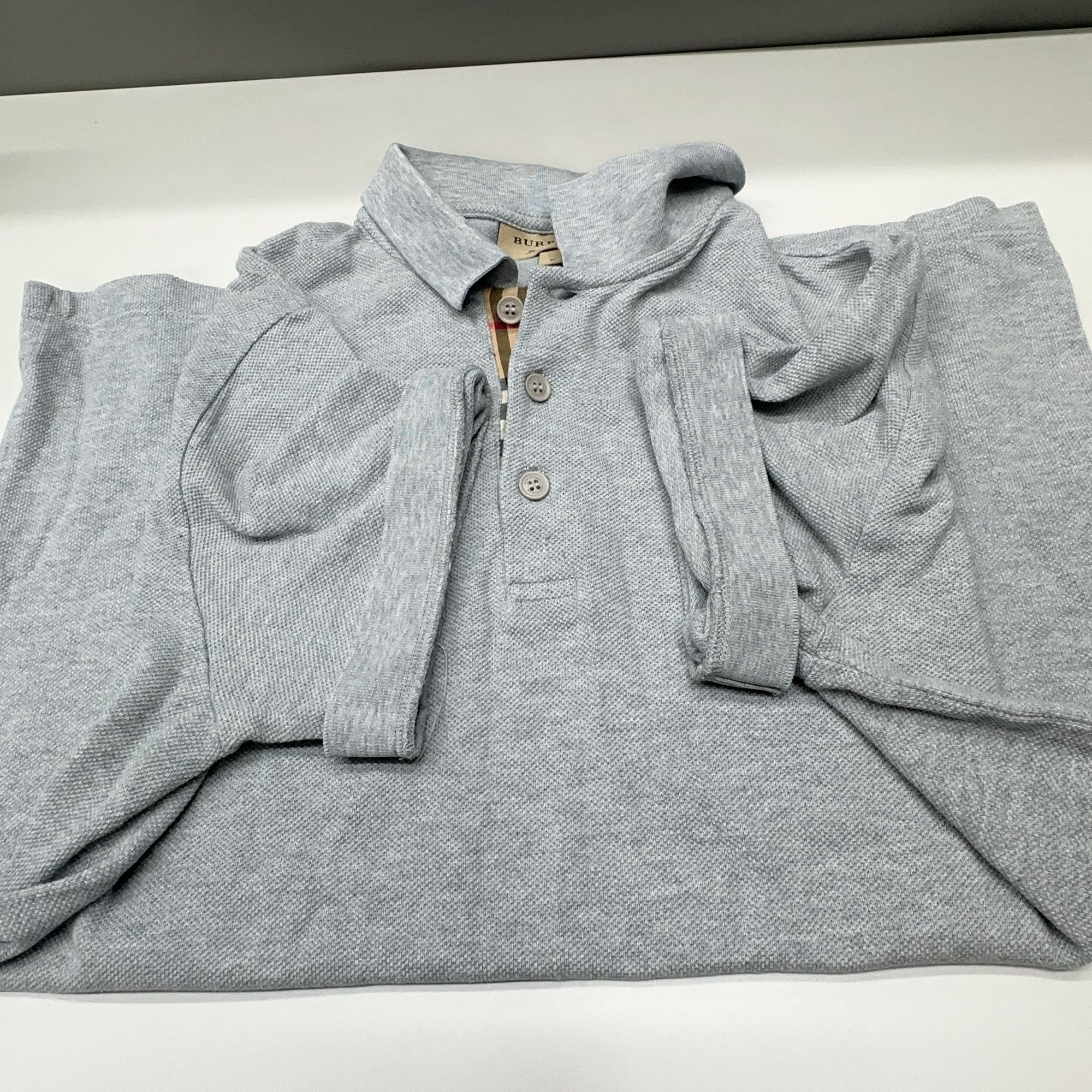 Burberry Burberry Embroidered Logo Polo Shirt Size M Size US M / EU 48-50 / 2 - 6 Thumbnail