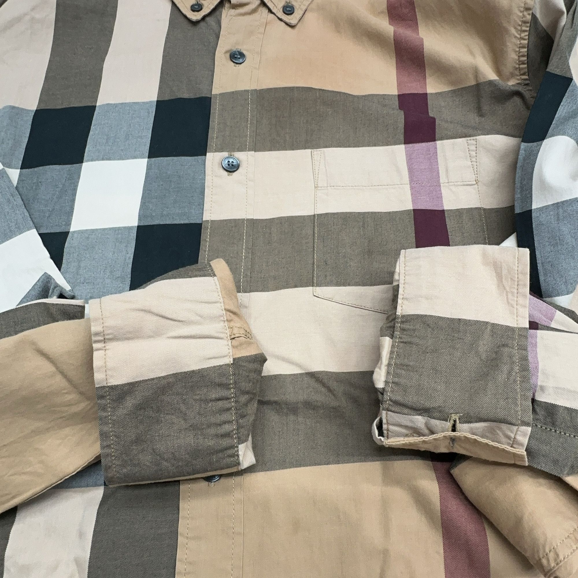Burberry Burberry Check Button Up Shirt XL Size US XL / EU 56 / 4 - 6 Thumbnail
