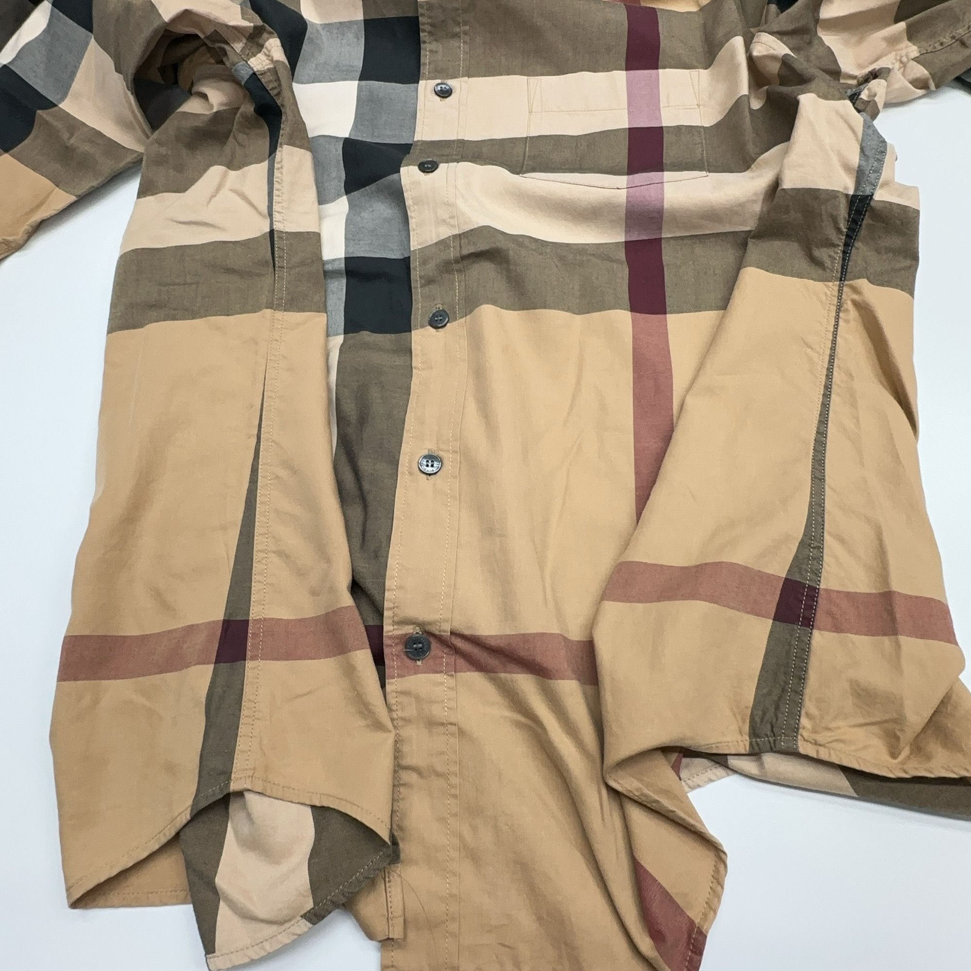 Burberry Burberry Check Button Up Shirt XL Size US XL / EU 56 / 4 - 11 Thumbnail