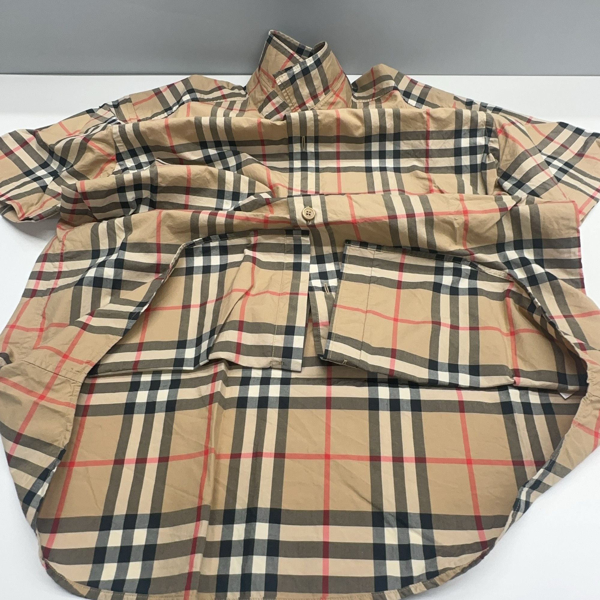 Burberry Burberry Nova Check Short Sleeve Shirt Size M Size US M / EU 48-50 / 2 - 6 Thumbnail