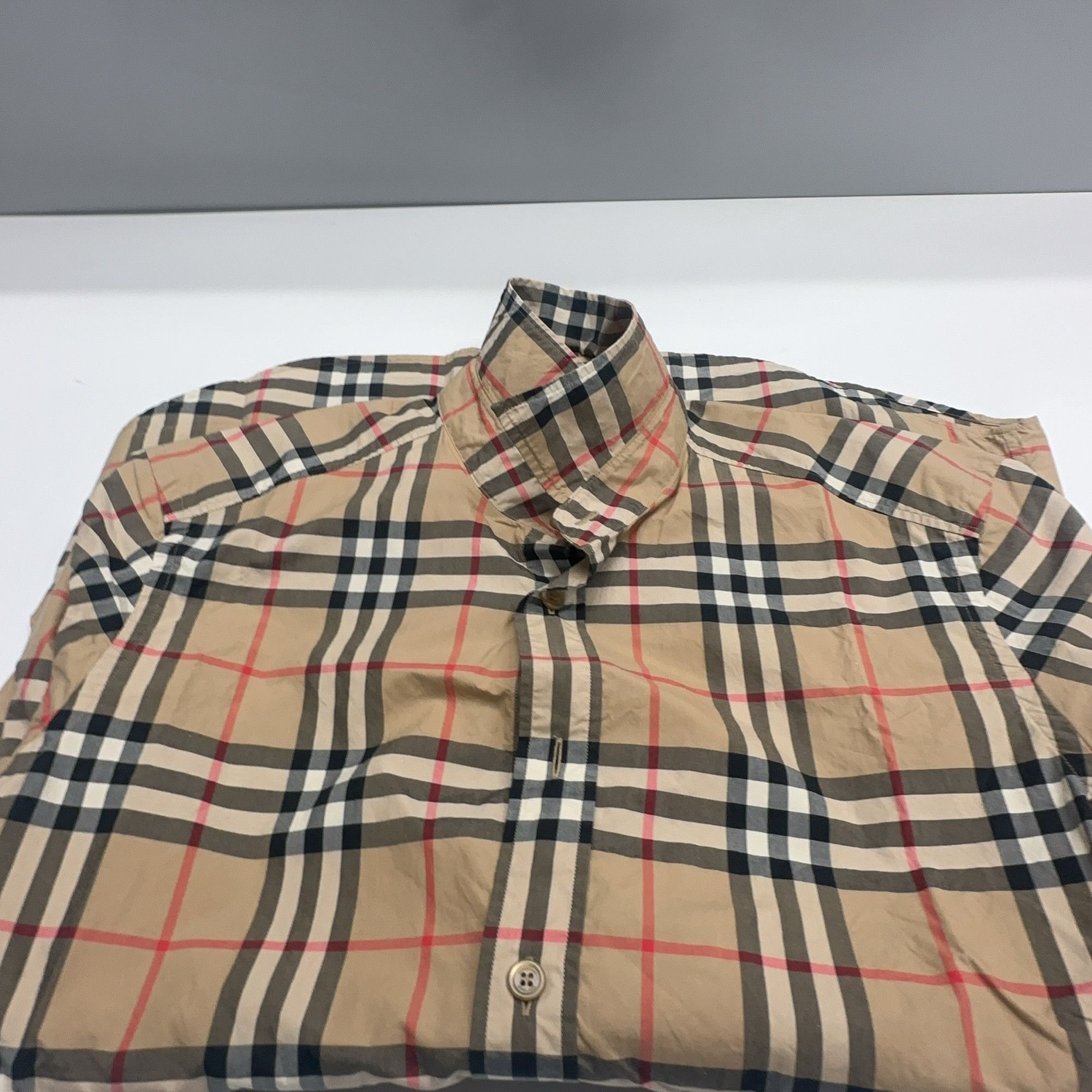 Burberry Burberry Nova Check Short Sleeve Shirt Size M Size US M / EU 48-50 / 2 - 7 Thumbnail