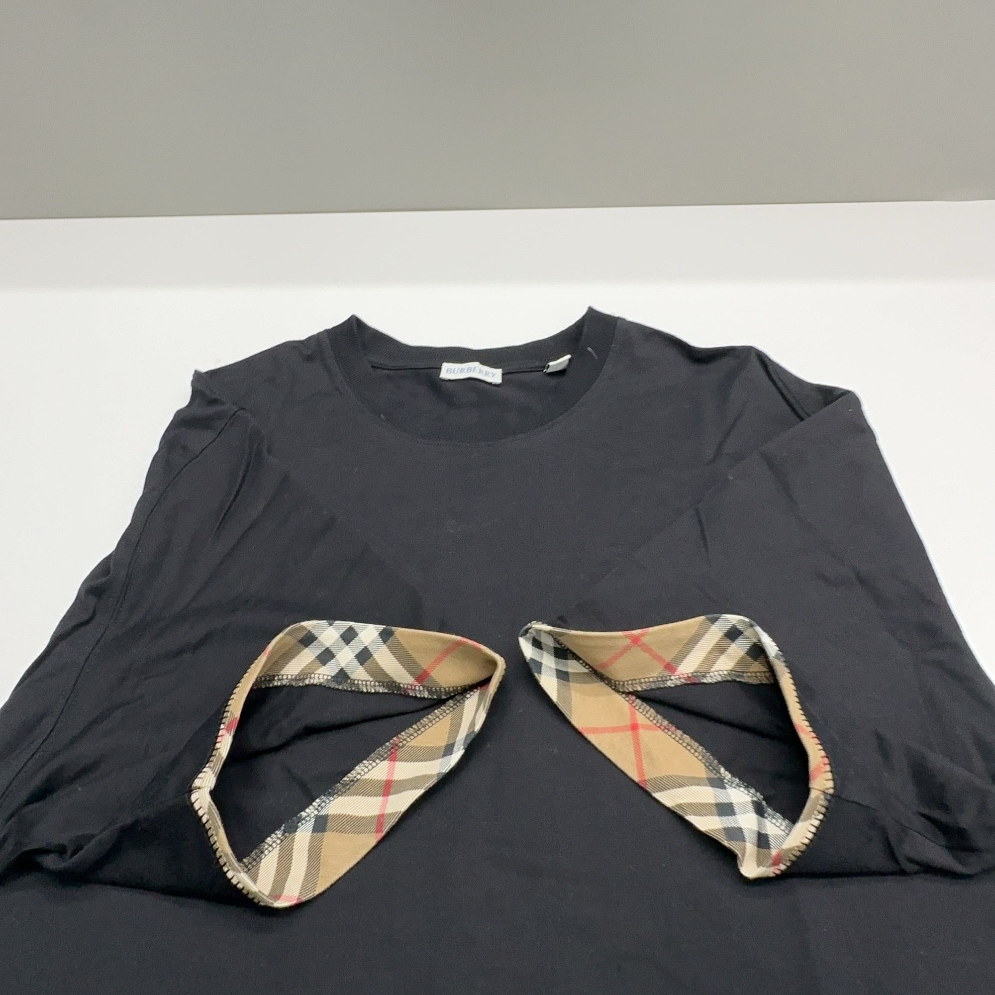 Burberry Burberry Check Trim T-Shirt XXL Size US XXL / EU 58 / 5 - 9 Thumbnail