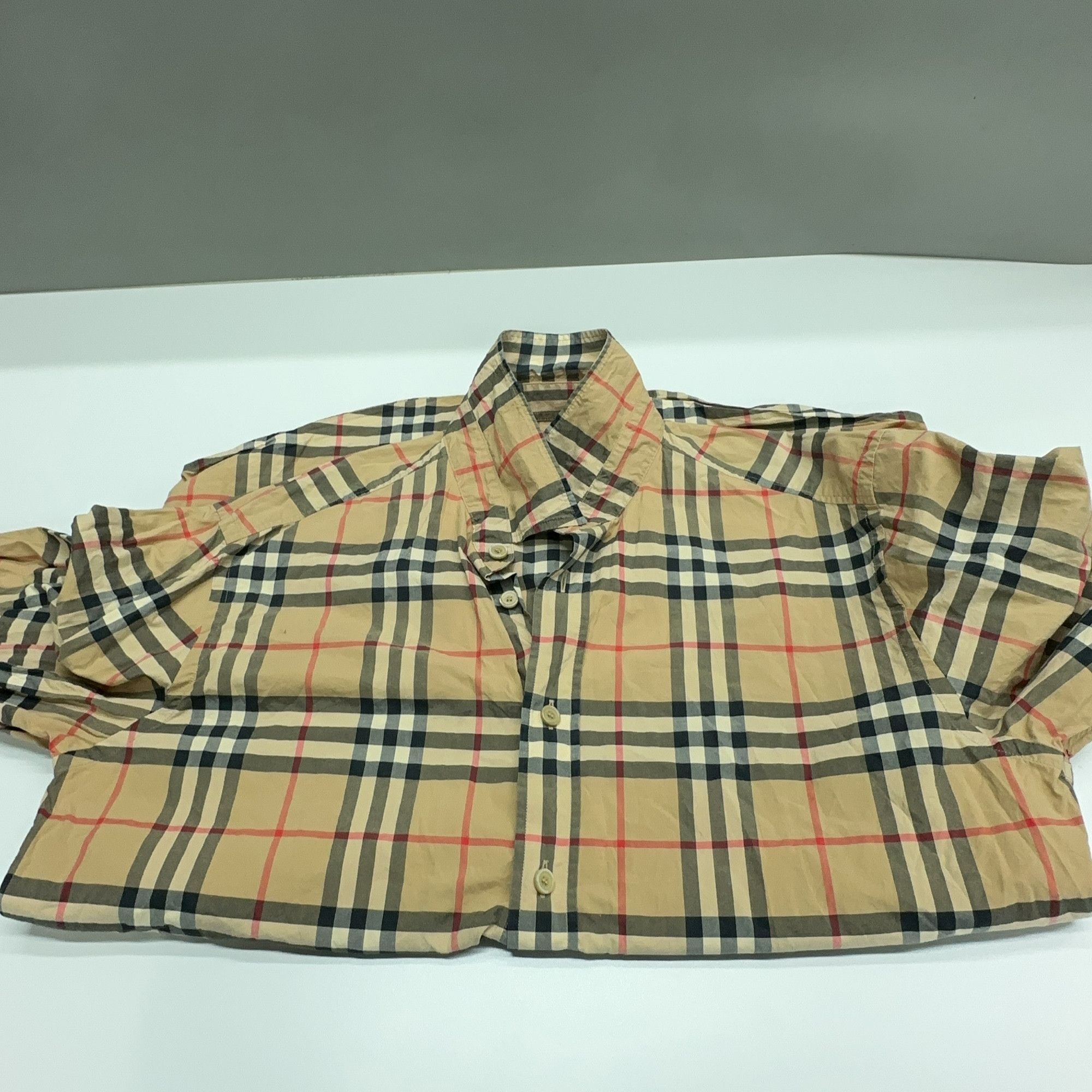 Burberry Burberry Vintage Check Button Up Shirt Size XL Size US XL / EU 56 / 4 - 6 Thumbnail
