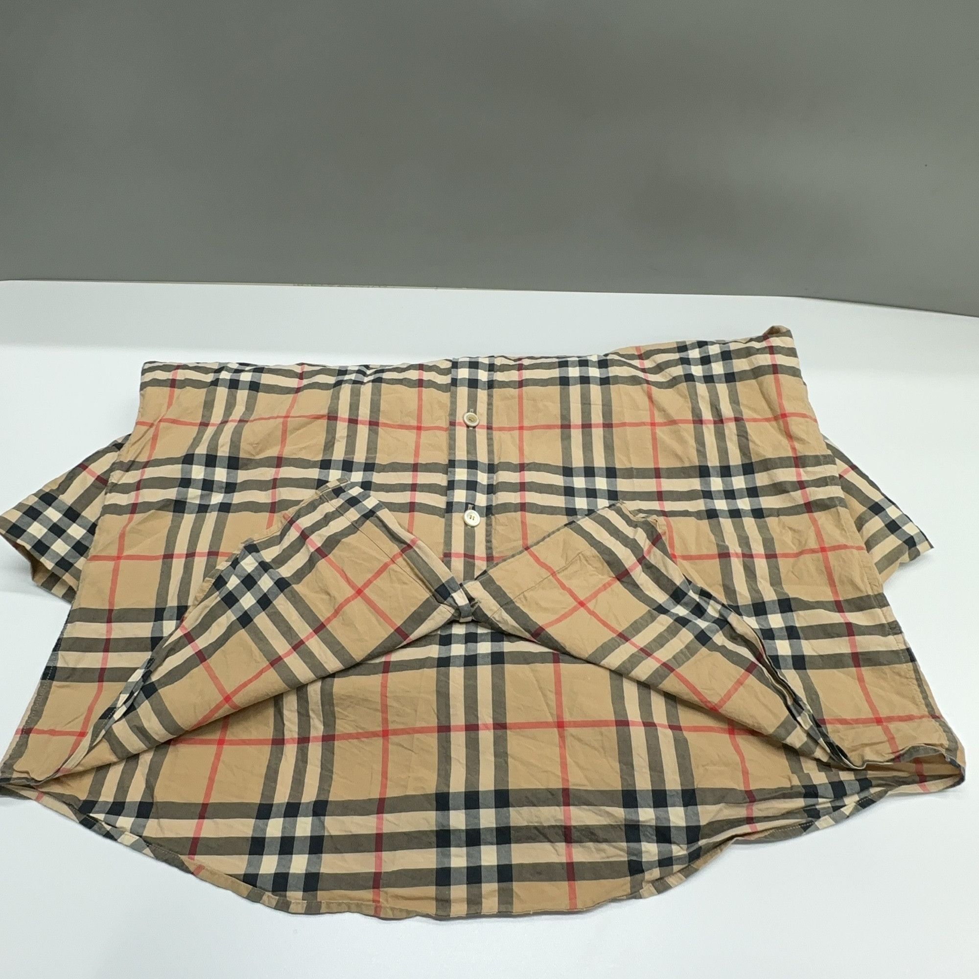 Burberry Burberry Vintage Check Button Up Shirt Size XL Size US XL / EU 56 / 4 - 10 Thumbnail