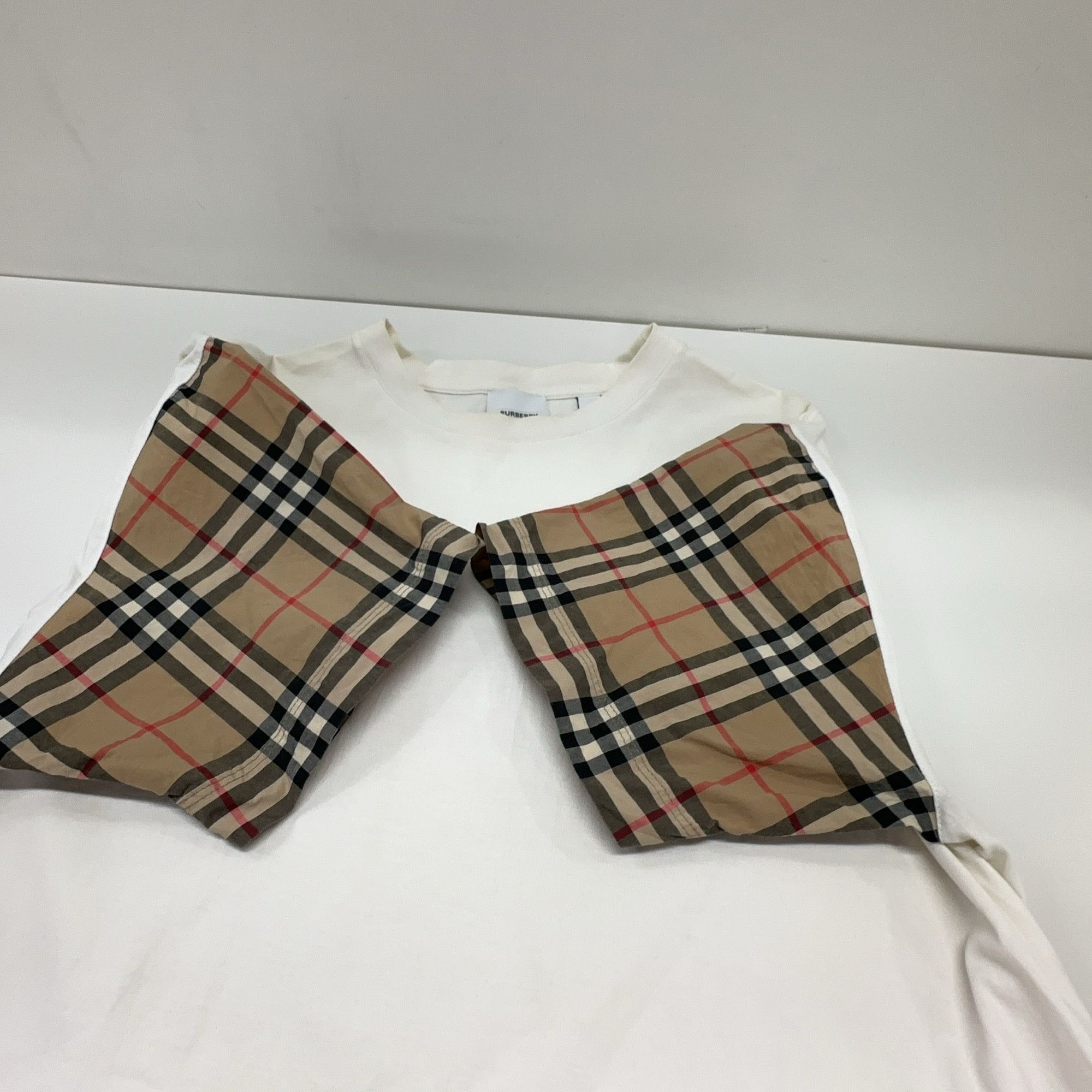 Burberry Burberry Check Sleeve T-Shirt Size M Size M / US 6-8 / IT 42-44 - 9 Thumbnail