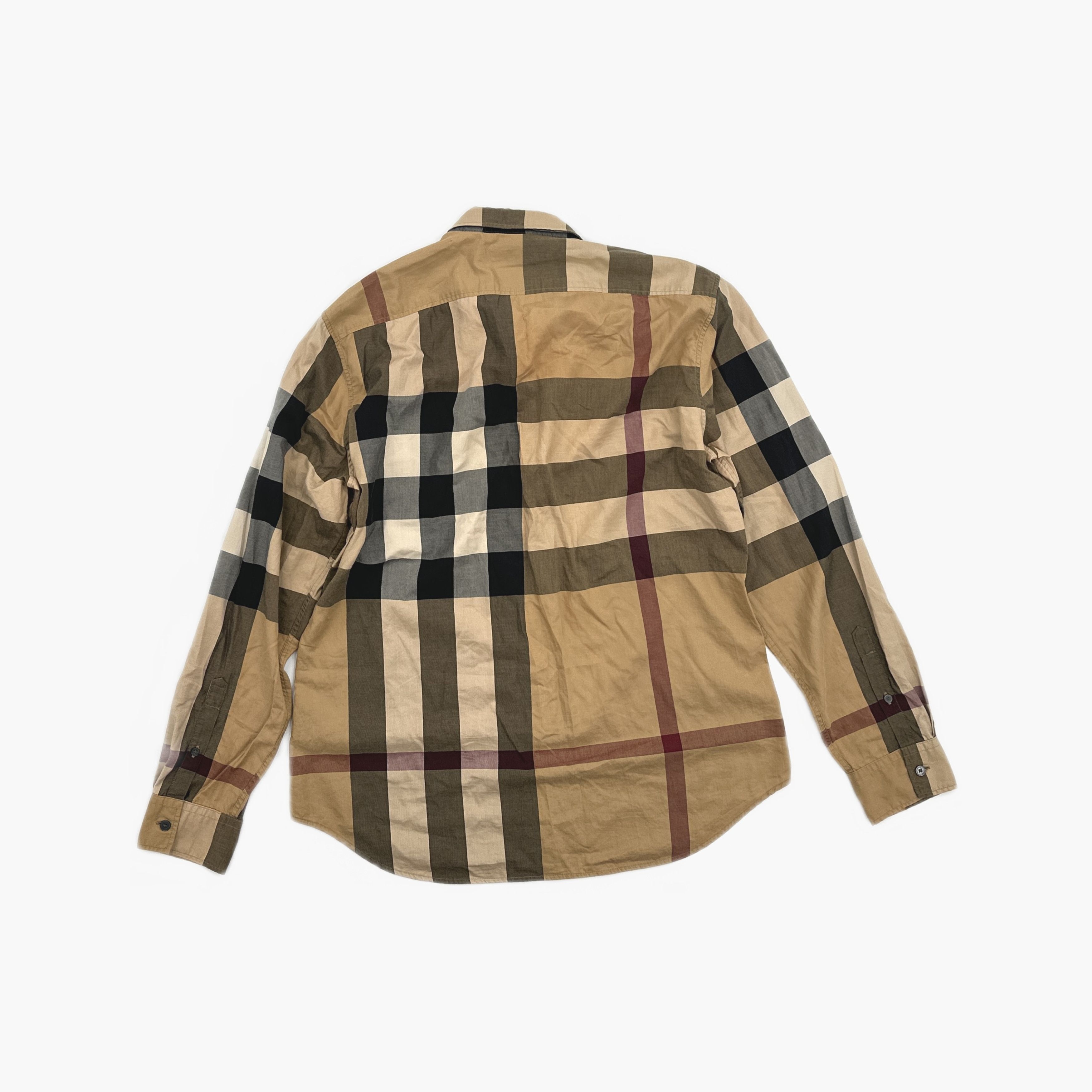 Burberry Burberry Brit Check Long Sleeve Shirt Size L Size US L / EU 52-54 / 3 - 2 Thumbnail