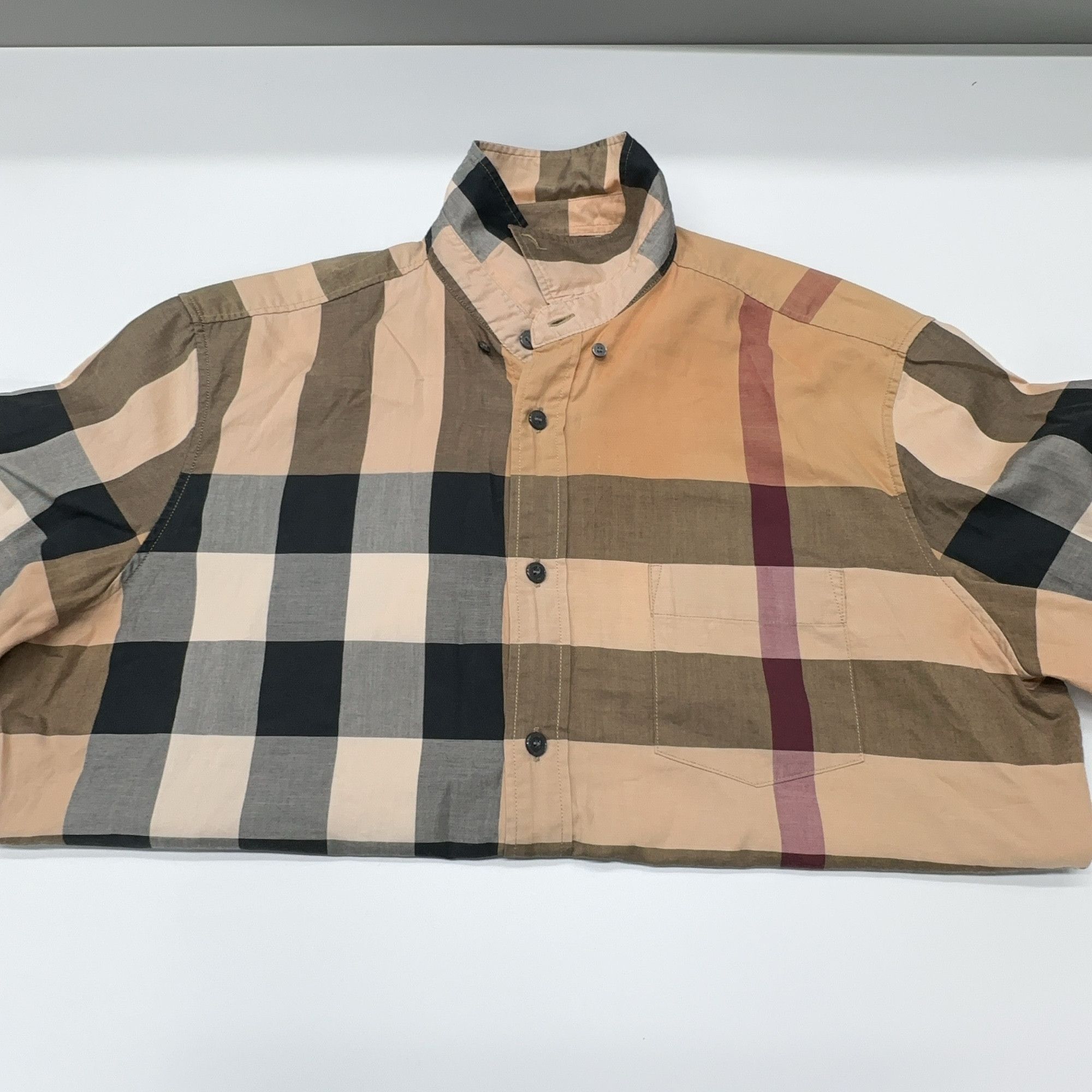 Burberry Burberry Brit Check Long Sleeve Shirt Size L Size US L / EU 52-54 / 3 - 8 Thumbnail