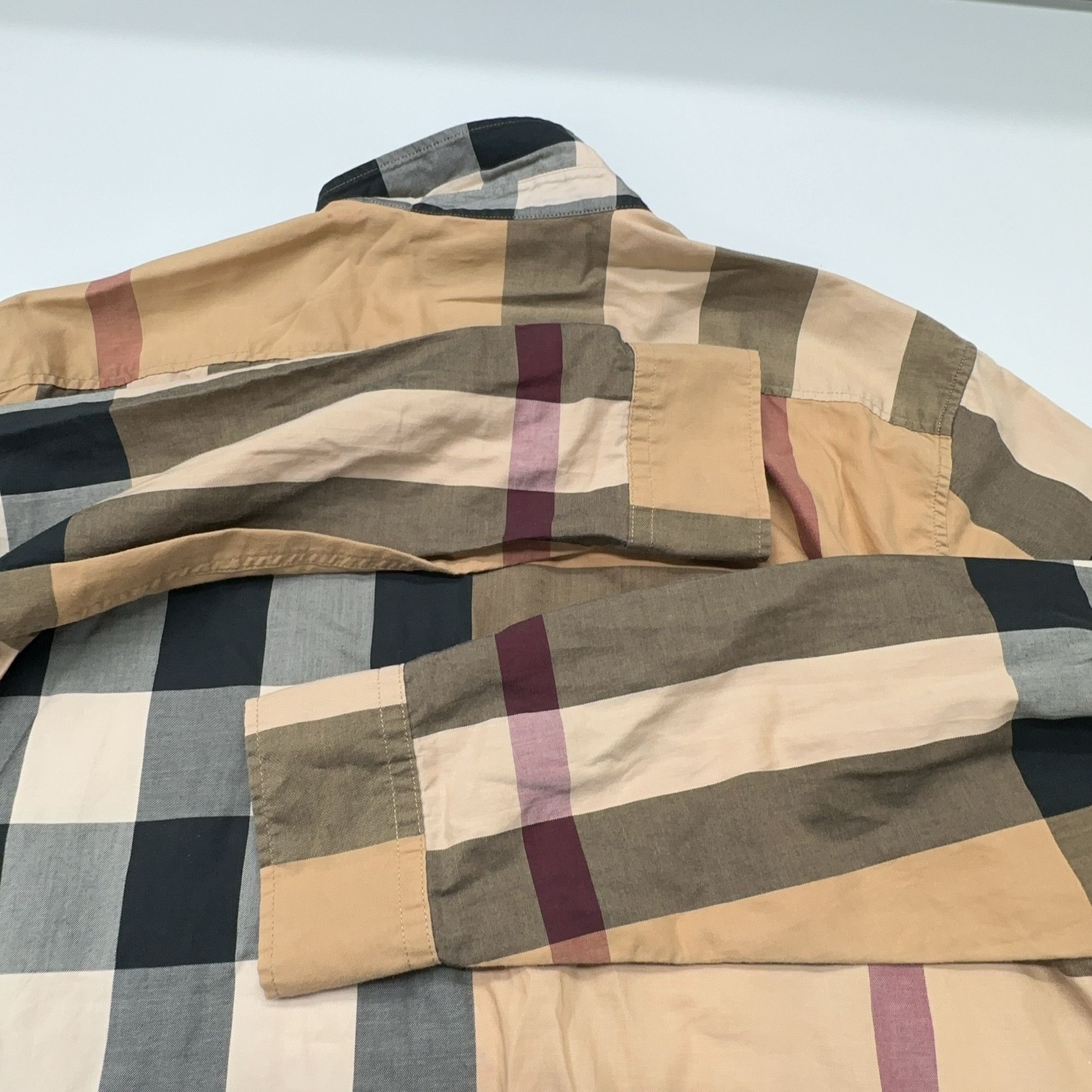 Burberry Burberry Brit Check Long Sleeve Shirt Size L Size US L / EU 52-54 / 3 - 11 Thumbnail