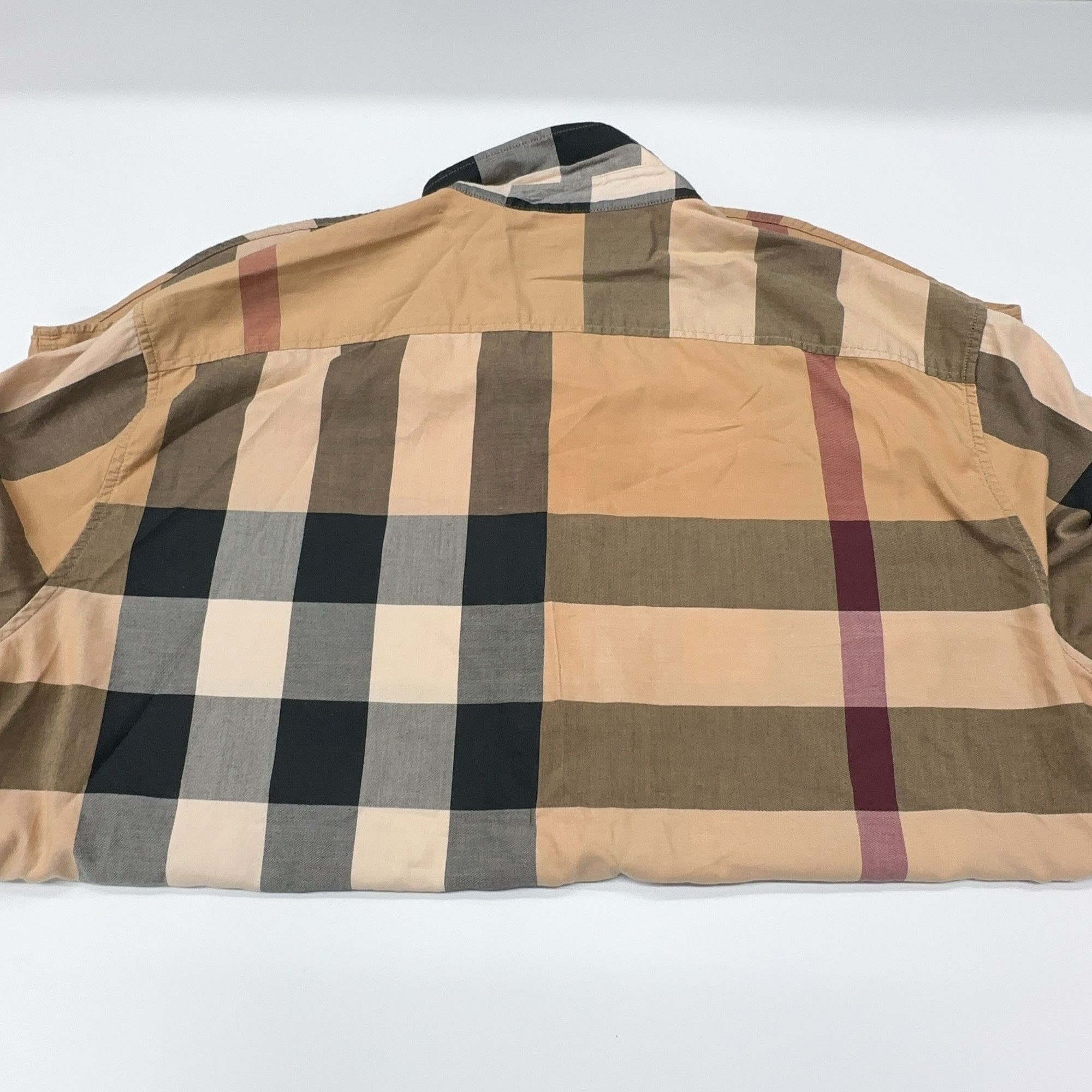 Burberry Burberry Brit Check Long Sleeve Shirt Size L Size US L / EU 52-54 / 3 - 12 Thumbnail