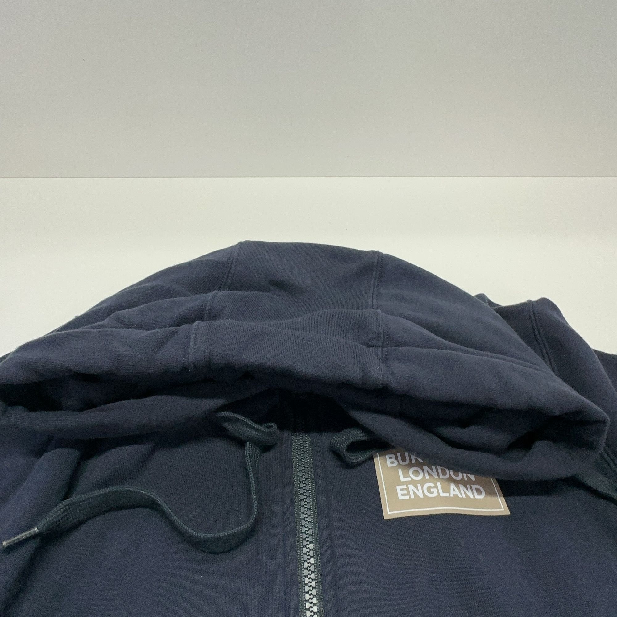 Burberry Burberry Logo Patch Zip-Up Hoodie Navy Size S Size US S / EU 44-46 / 1 - 5 Thumbnail