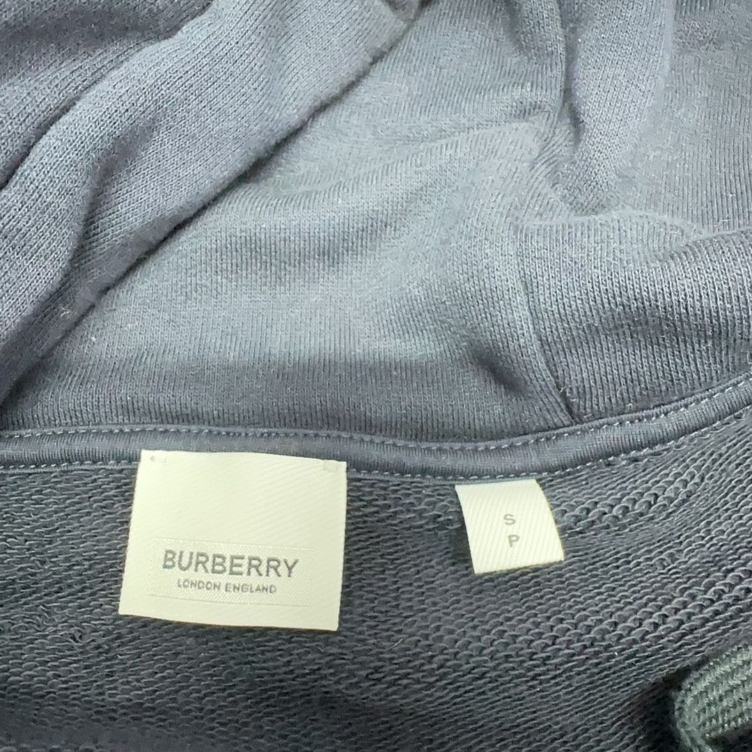Burberry Burberry Logo Patch Zip-Up Hoodie Navy Size S Size US S / EU 44-46 / 1 - 4 Thumbnail