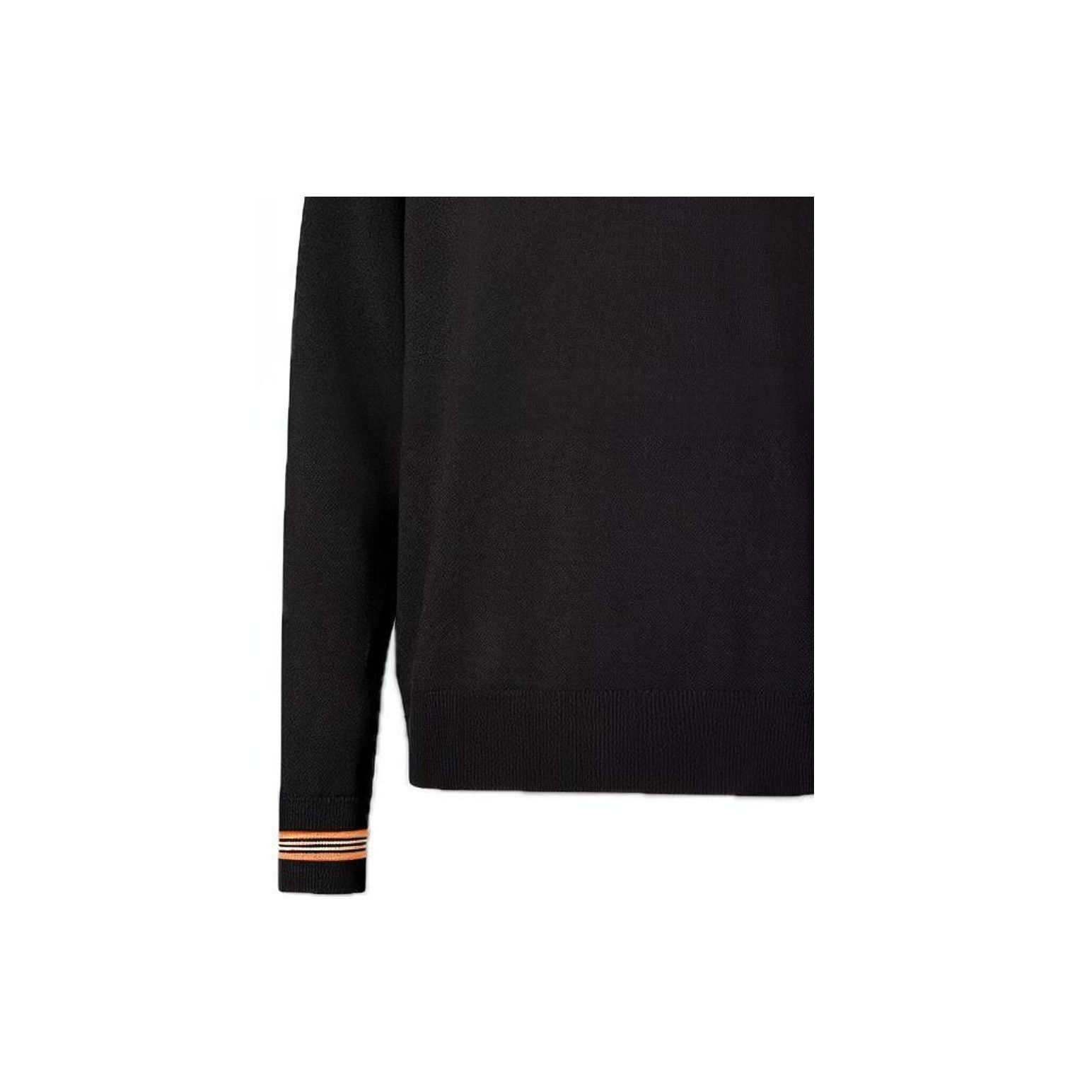 Burberry Burberry Iconic Stripe Trim Wool Sweater Size L Size US L / EU 52-54 / 3 - 16 Thumbnail
