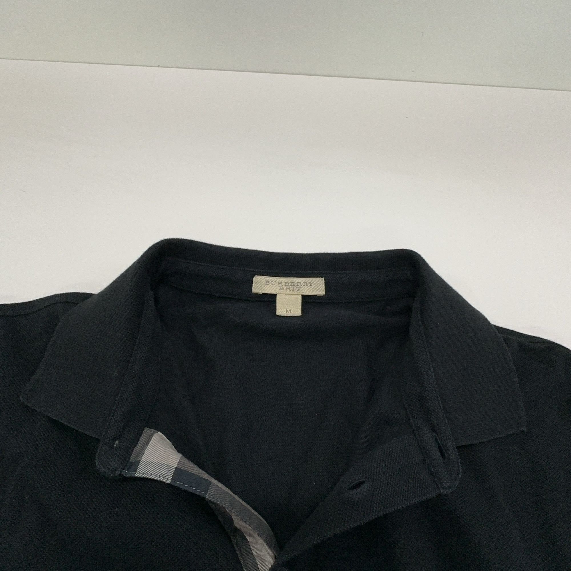 Burberry Burberry Black Logo Polo Shirt Size M Size US M / EU 48-50 / 2 - 5 Thumbnail