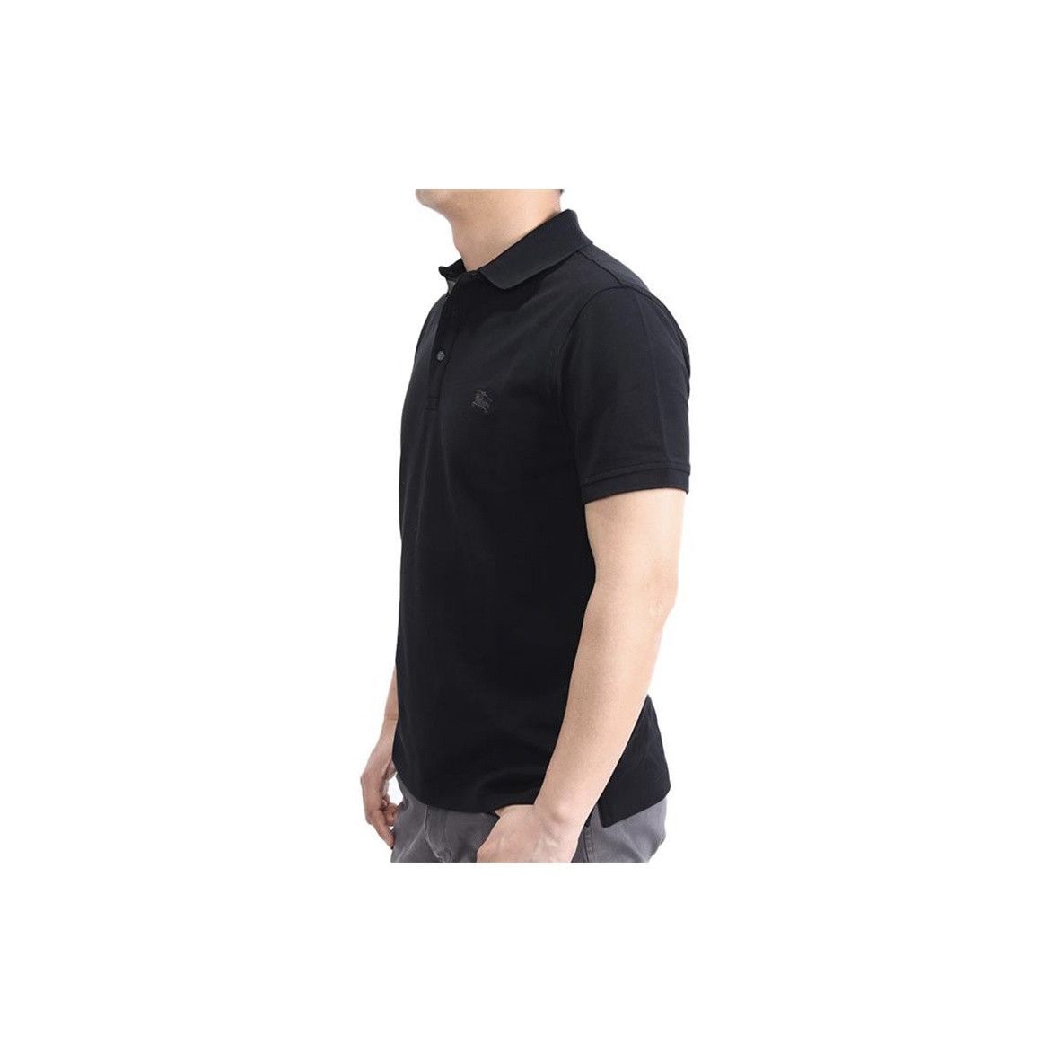 Burberry Burberry Black Logo Polo Shirt Size M Size US M / EU 48-50 / 2 - 12 Thumbnail