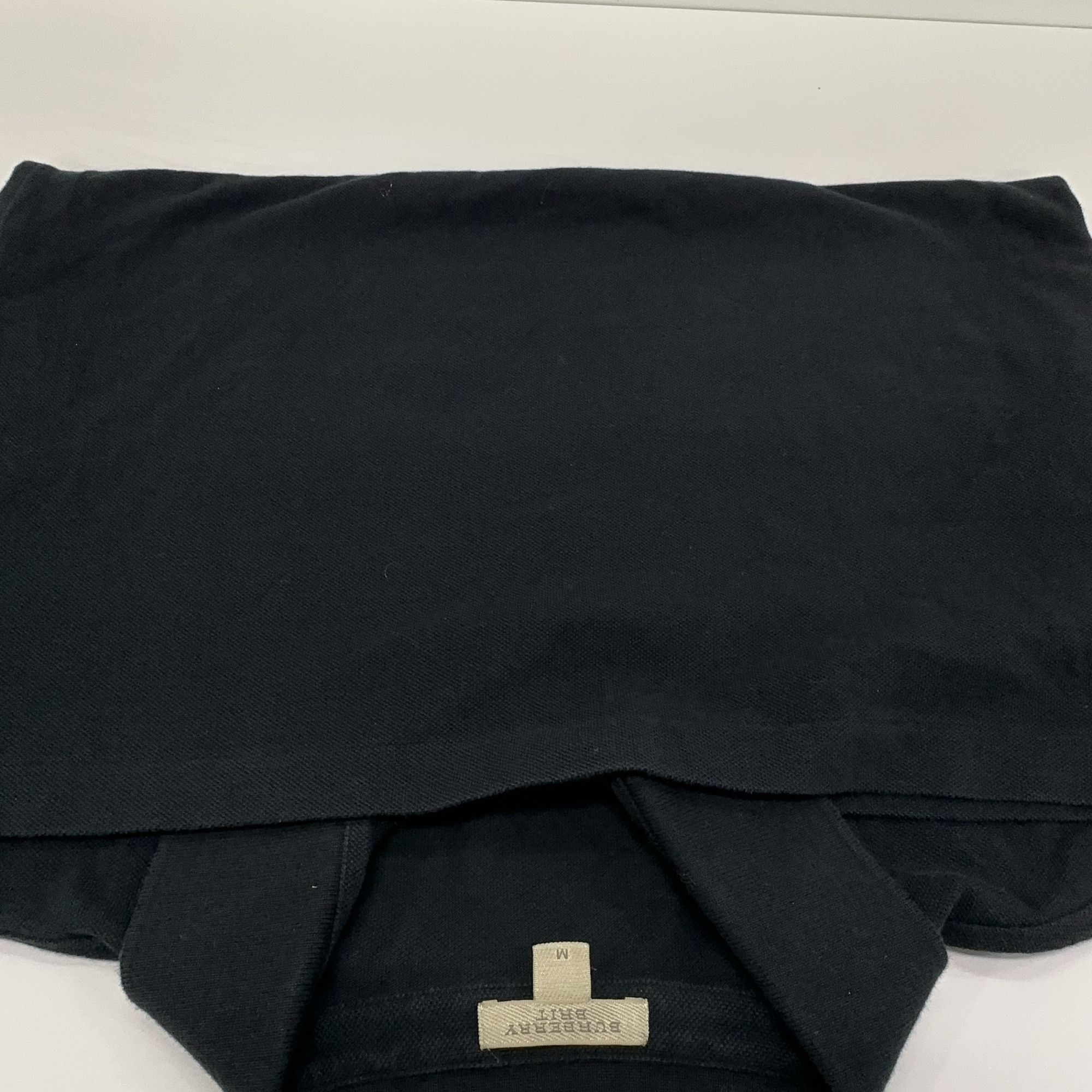 Burberry Burberry Black Logo Polo Shirt Size M Size US M / EU 48-50 / 2 - 10 Thumbnail