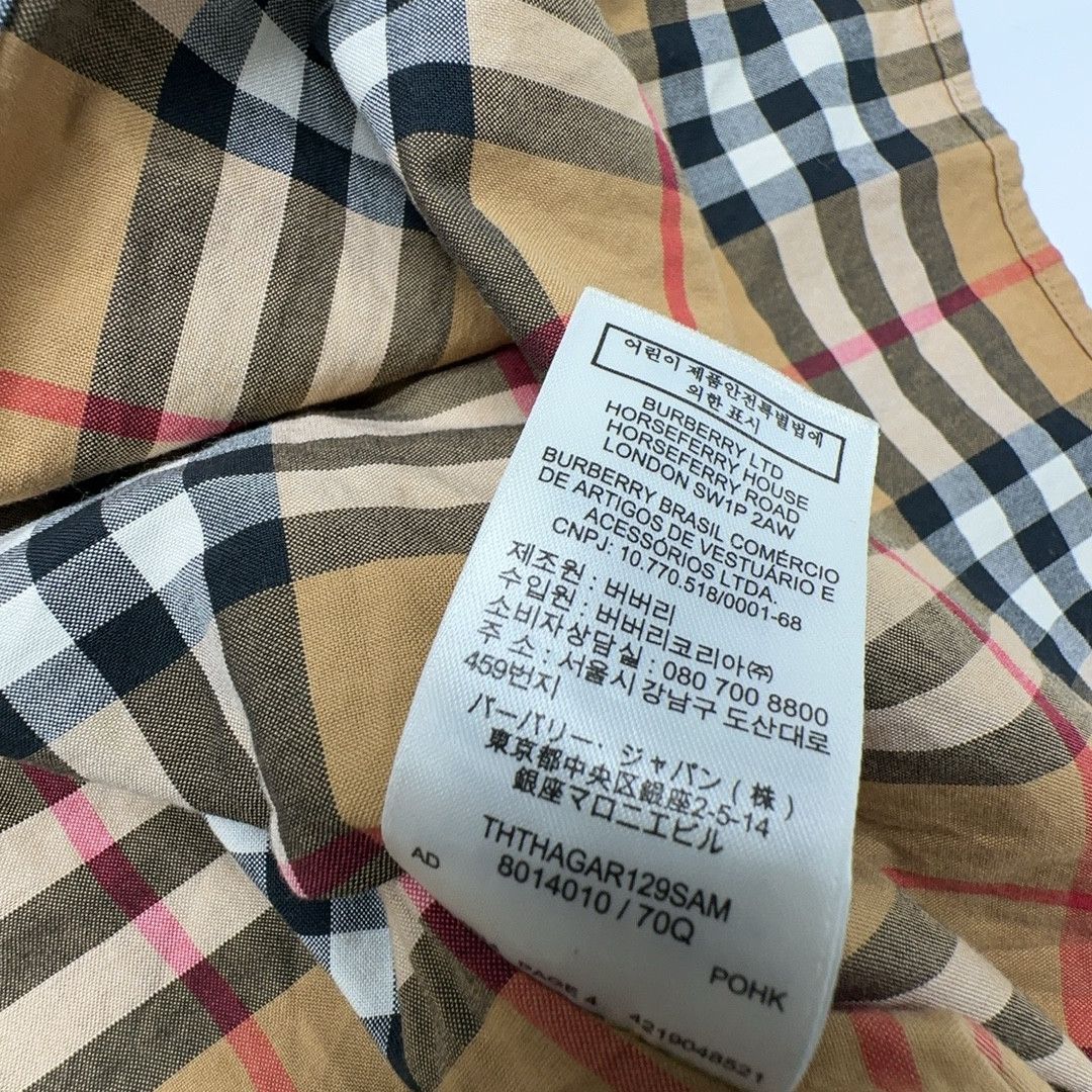 Burberry Burberry Check Cotton Shirt Size IT 40 Size S / US 4 / IT 40 - 3 Thumbnail