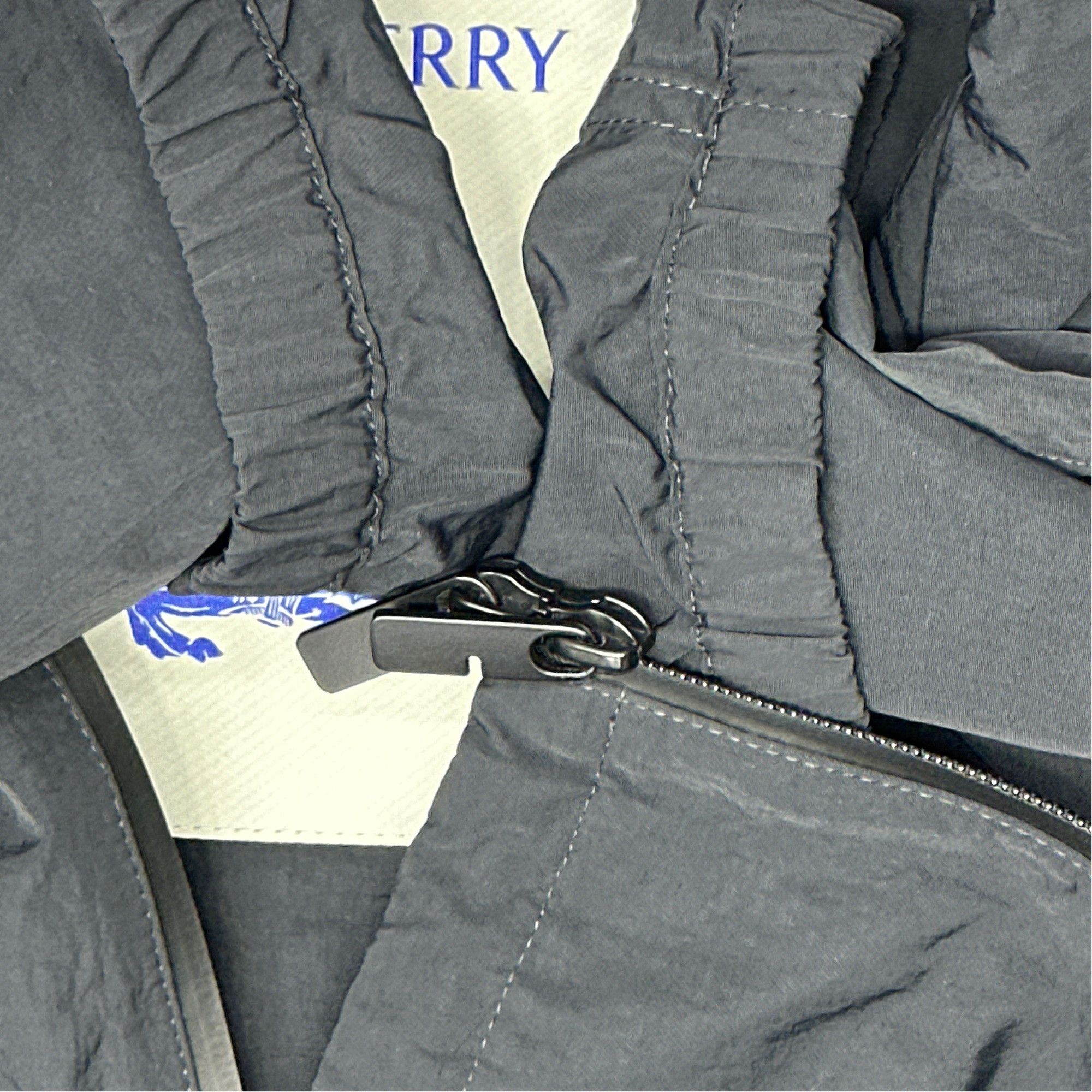 Burberry Burberry Blue Logo Hooded Jacket Size S Size US S / EU 44-46 / 1 - 7 Thumbnail