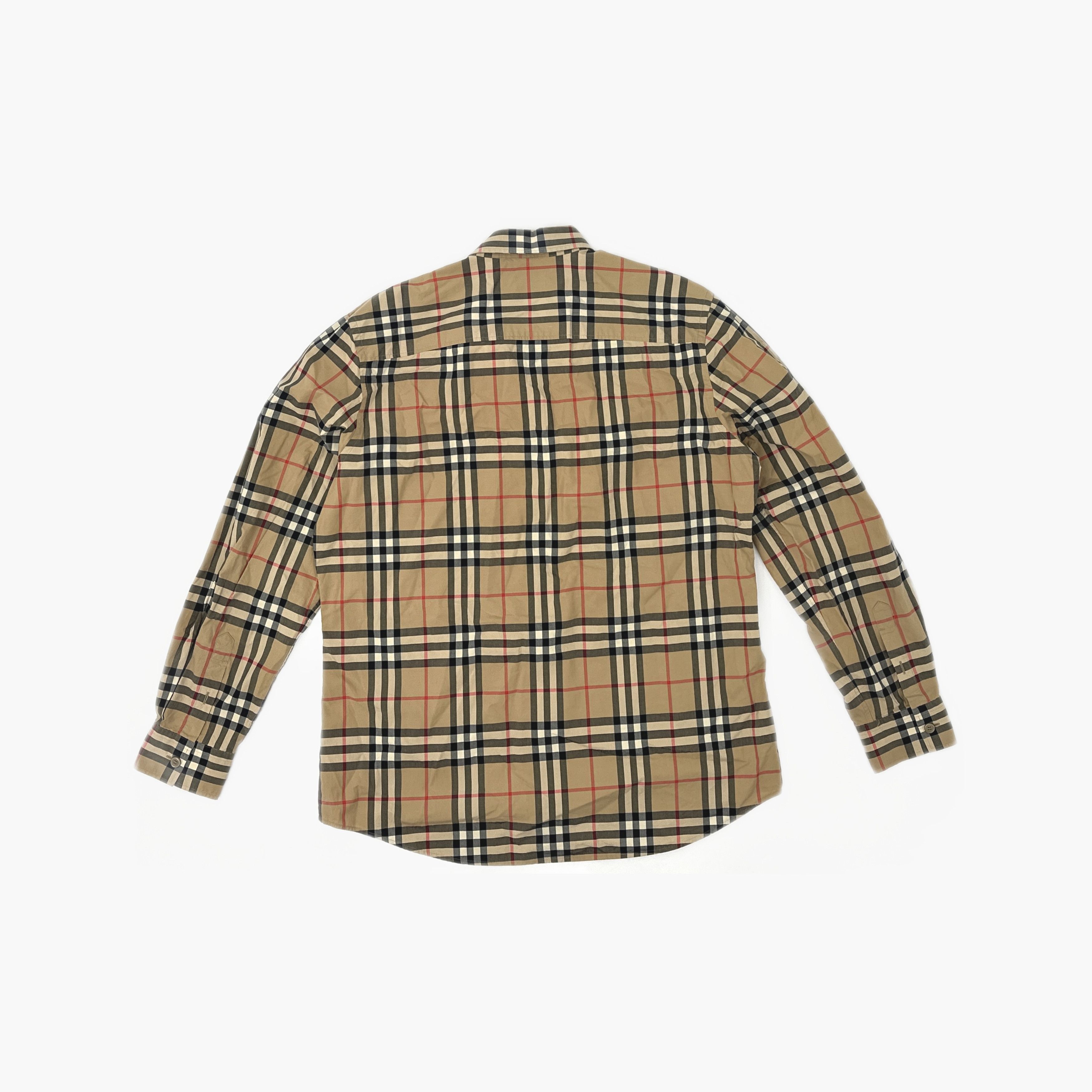 Burberry Burberry Check Button Up Shirt Size L Size US L / EU 52-54 / 3 - 2 Thumbnail